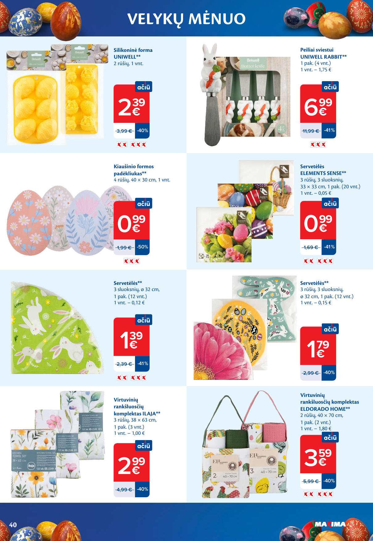 MAXIMA katalogas "VELYKŲ MĖNUO" 2026.03.03 - 2026.04.06