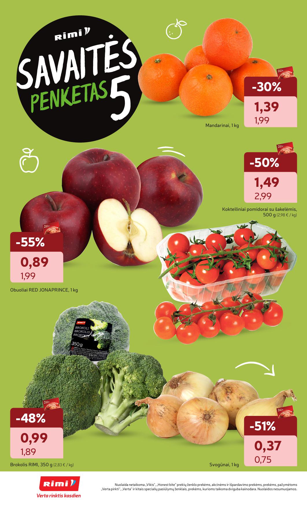 Naujausias RIMI kaininis katalogas 2025.12.02 - 2025.12.08