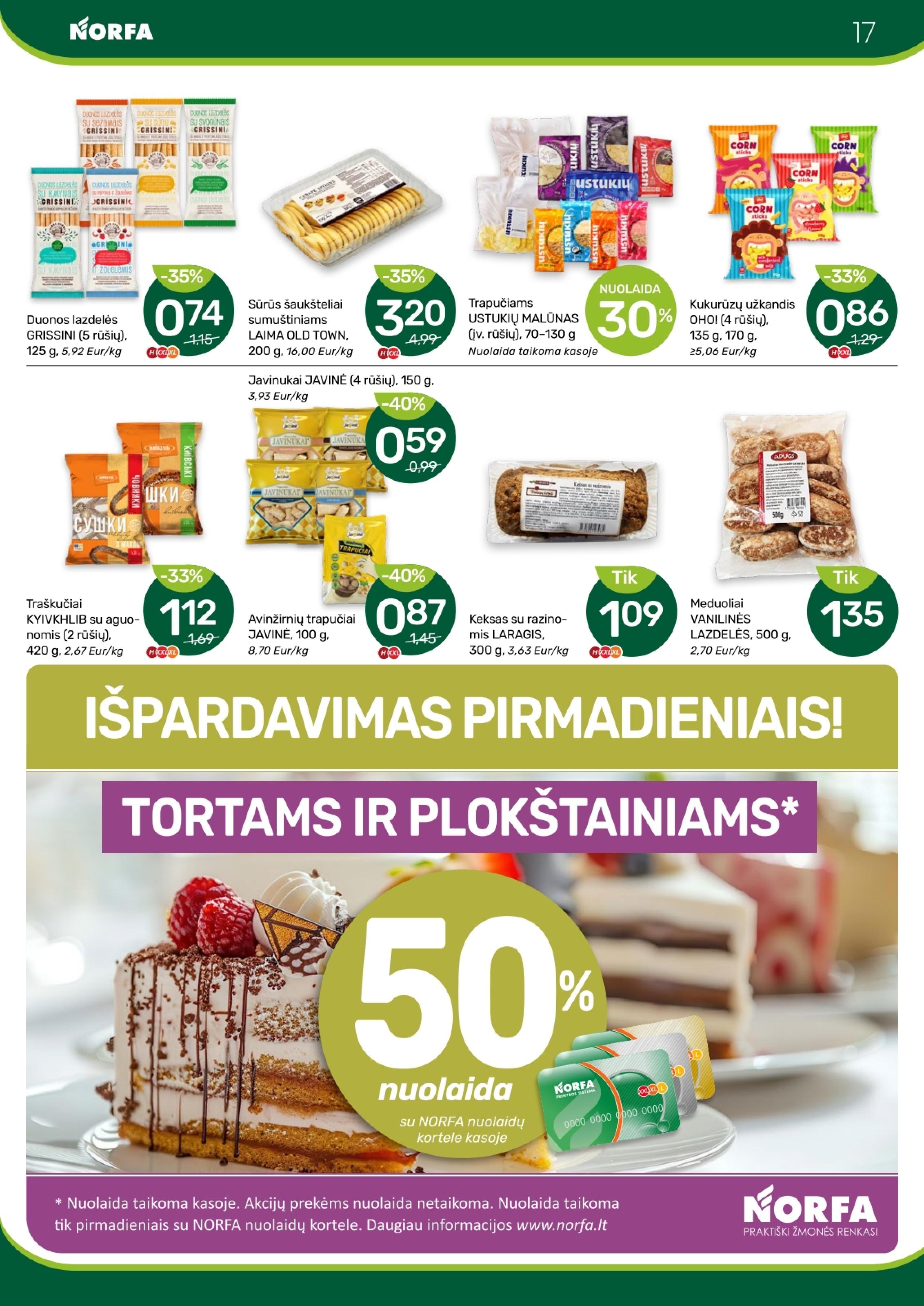 Naujausias NORFA kaininis katalogas 2025.06.12 - 2025.06.25