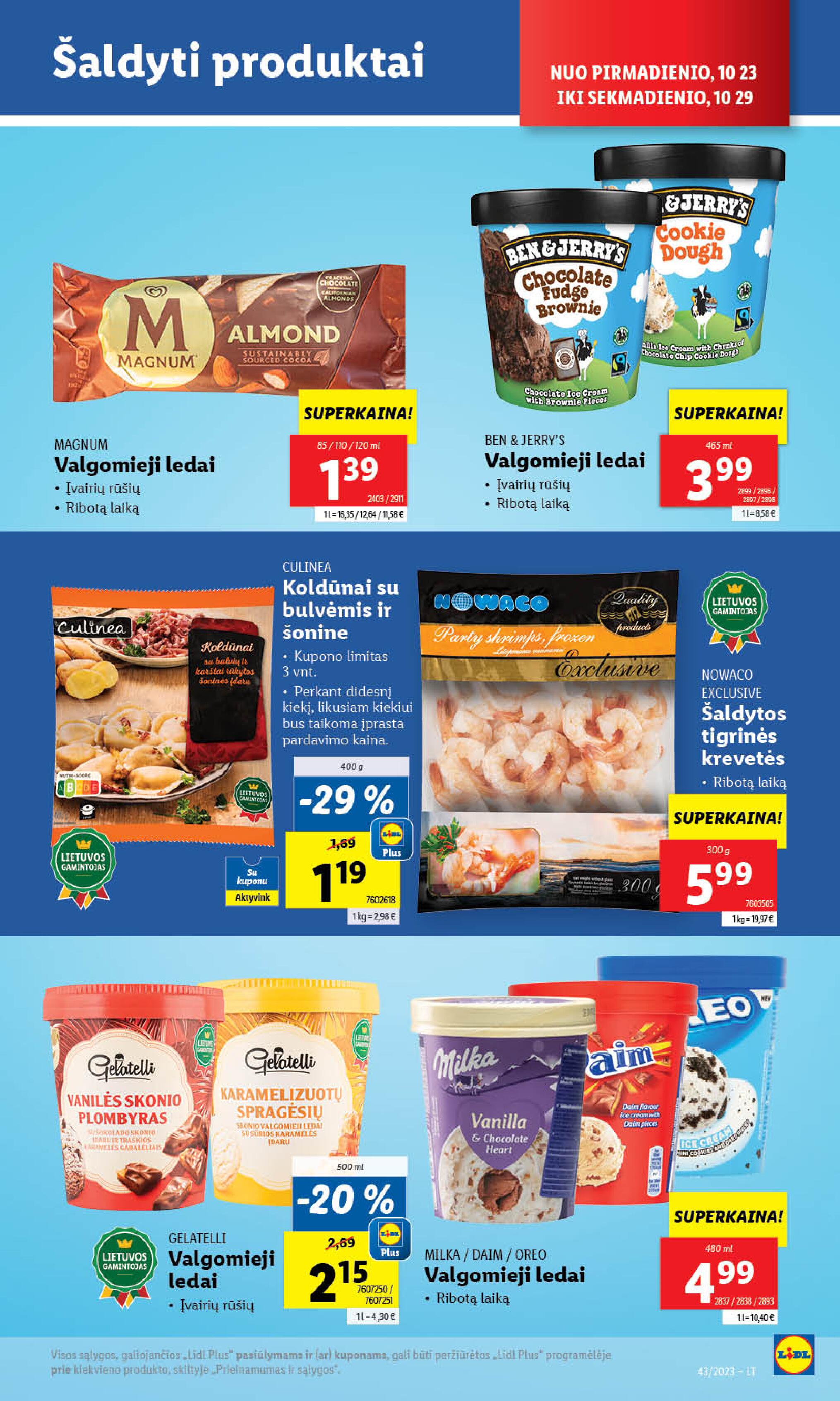 Naujausias LIDL kaininis katalogas 2023.10.23 - 2023.10.29