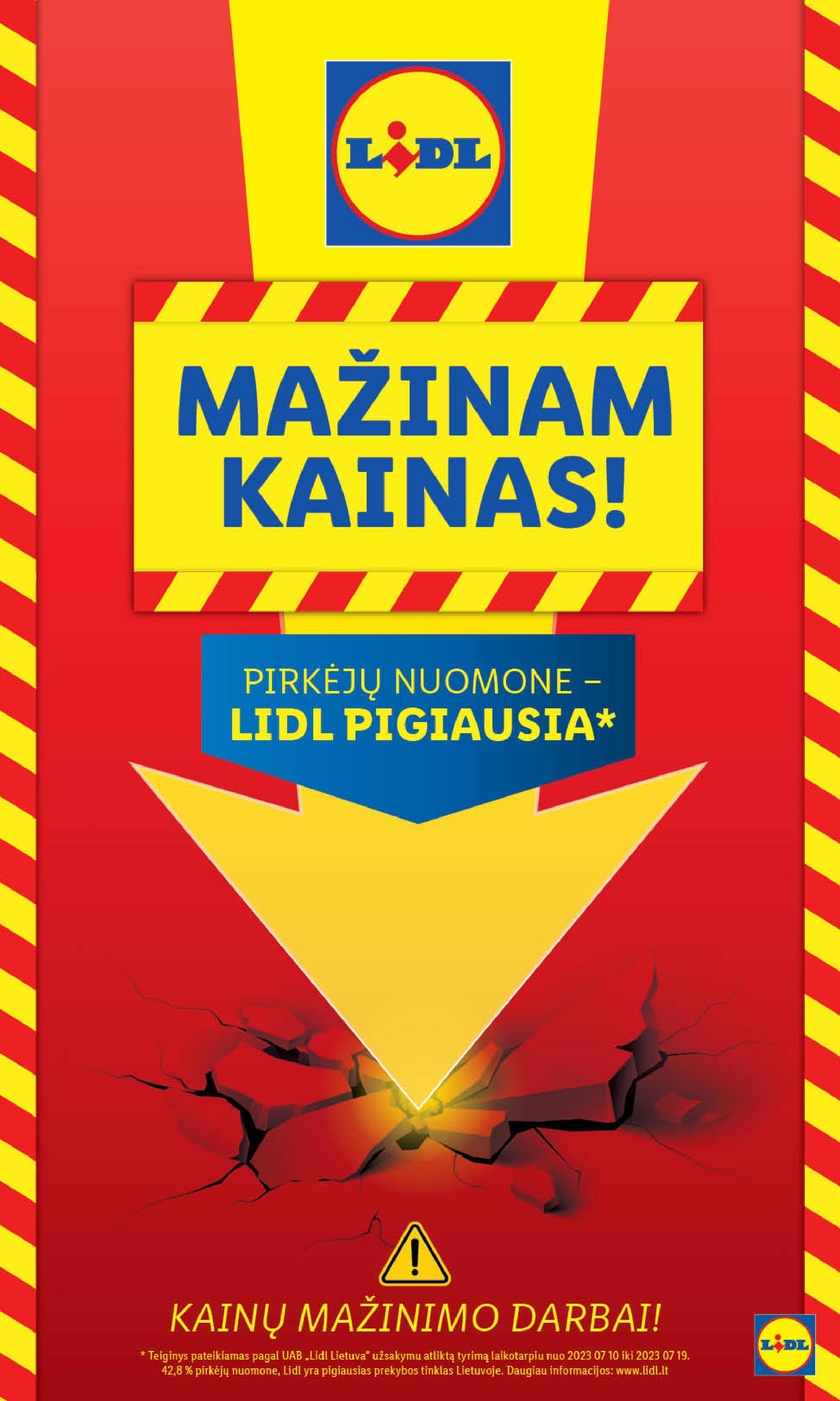 Naujausias LIDL kaininis katalogas 2023.08.14 - 2023.08.20