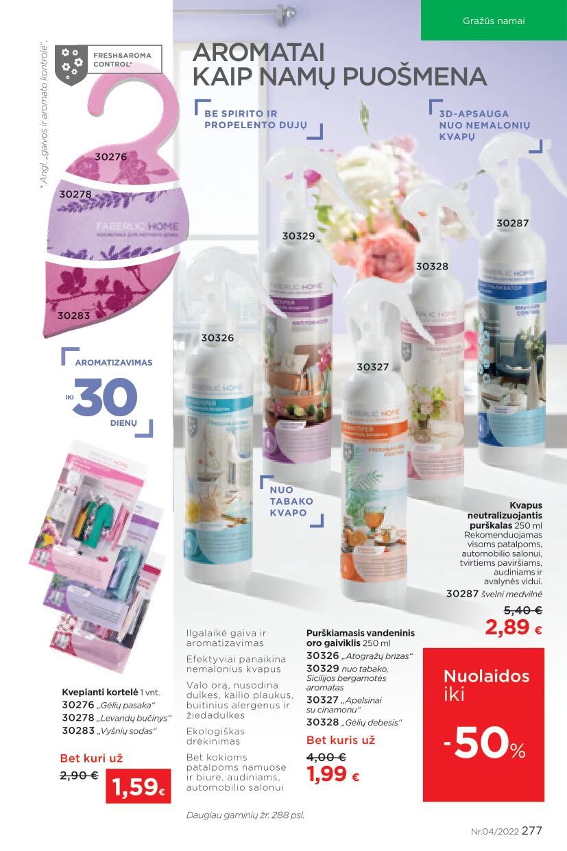 Naujausias FABERLIC katalogas Nr.4 galioja 2022.02.21 - 2022.03.13