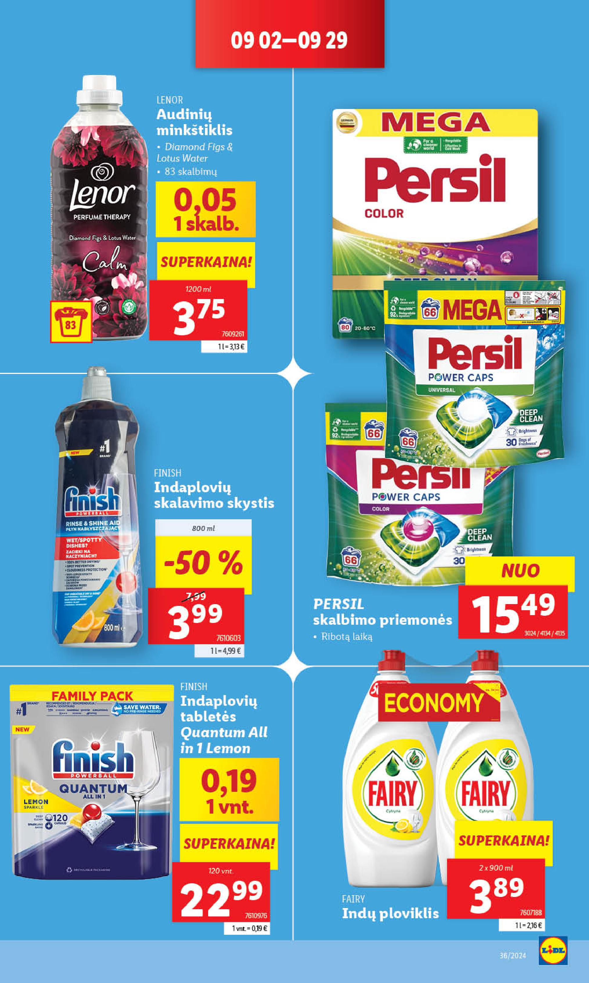 Naujausias LIDL kaininis katalogas 2024.09.02 - 2024.09.08