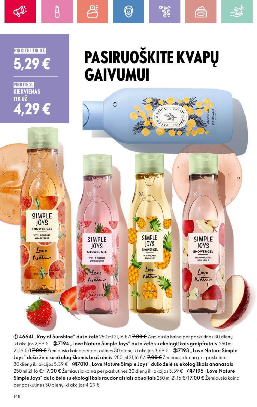 Naujas ORIFLAME katalogas galioja 2025.05.11 - 2025.05.31