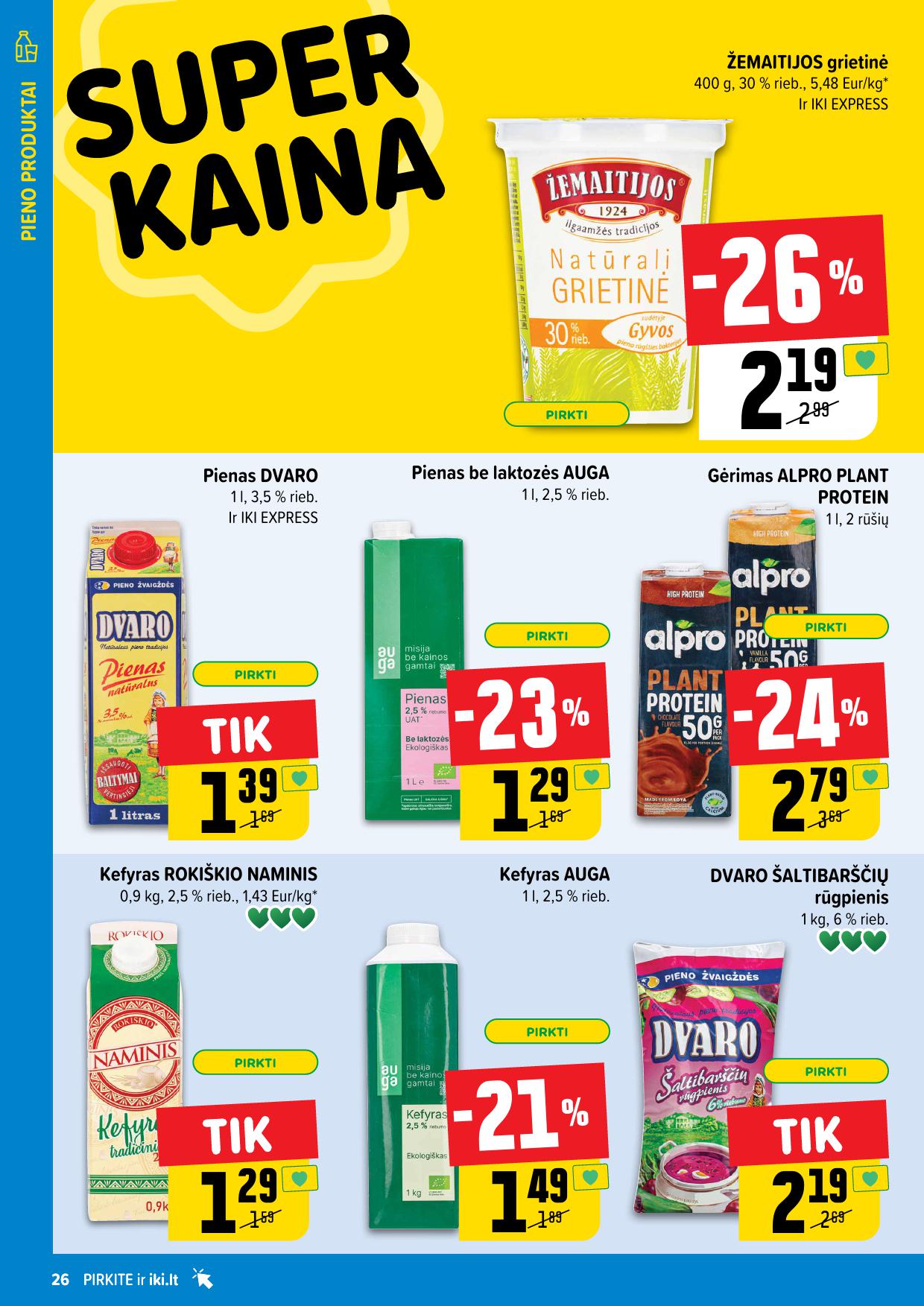 Naujausias IKI kaininis katalogas 2025.06.09 - 2025.06.15