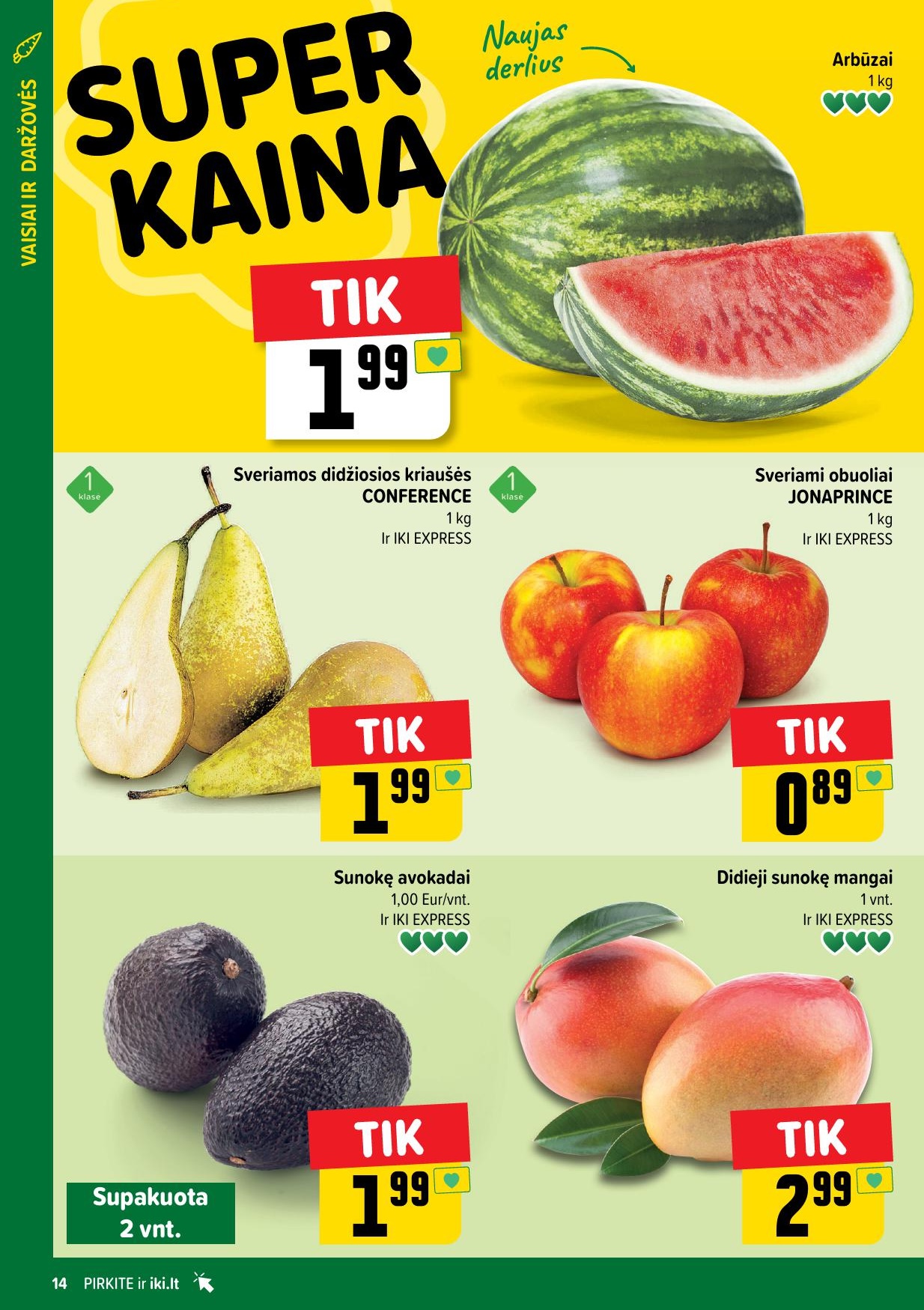 Naujausias IKI kaininis katalogas 2024.03.11 - 2024.03.17