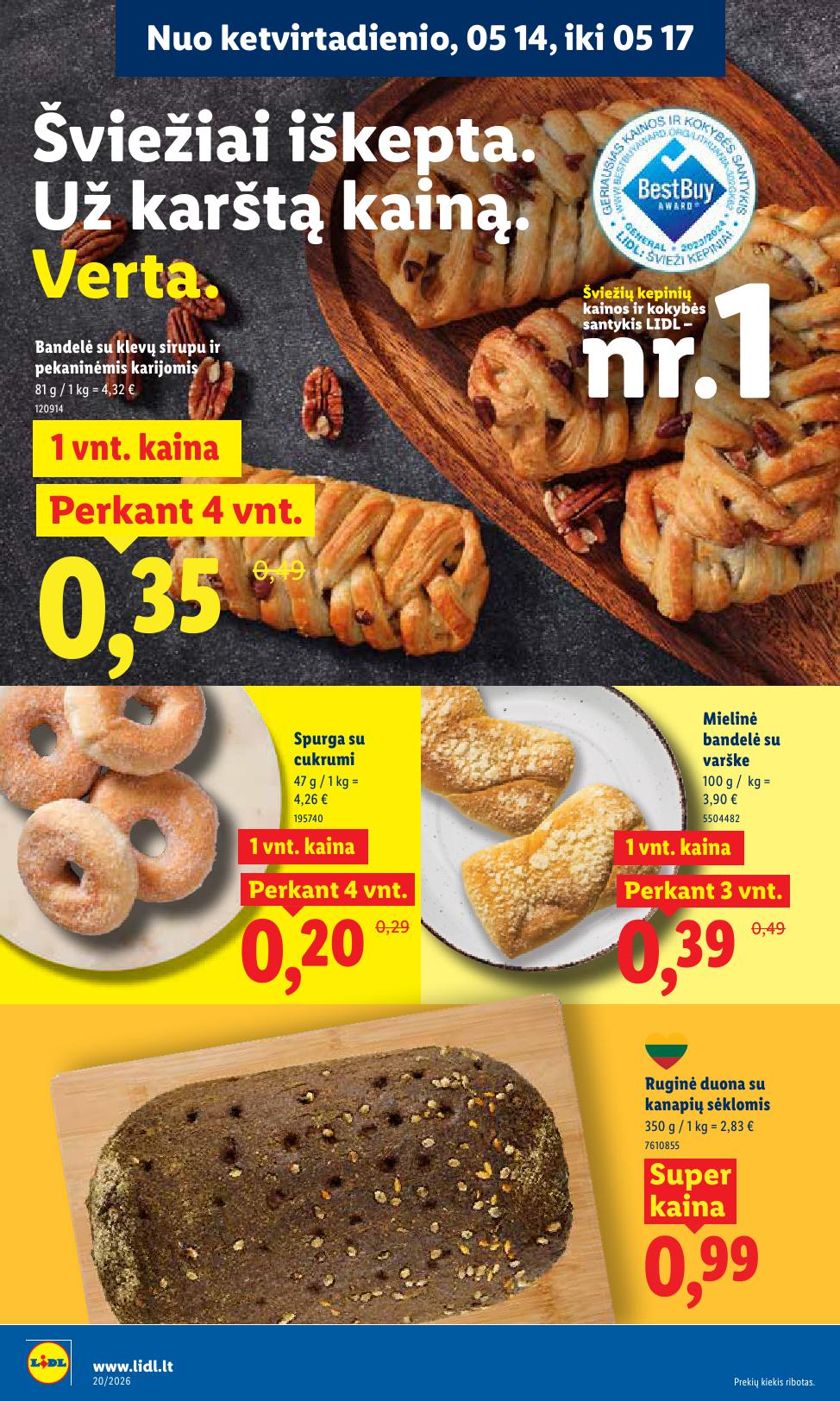 Naujausias LIDL kaininis katalogas 2026.05.11 - 2026.05.17
