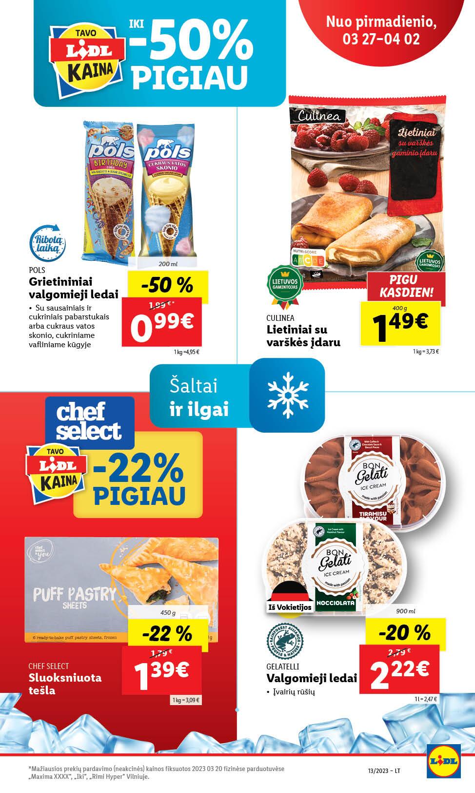 Naujausias LIDL kaininis katalogas 2023.03.16 - 2023.04.02