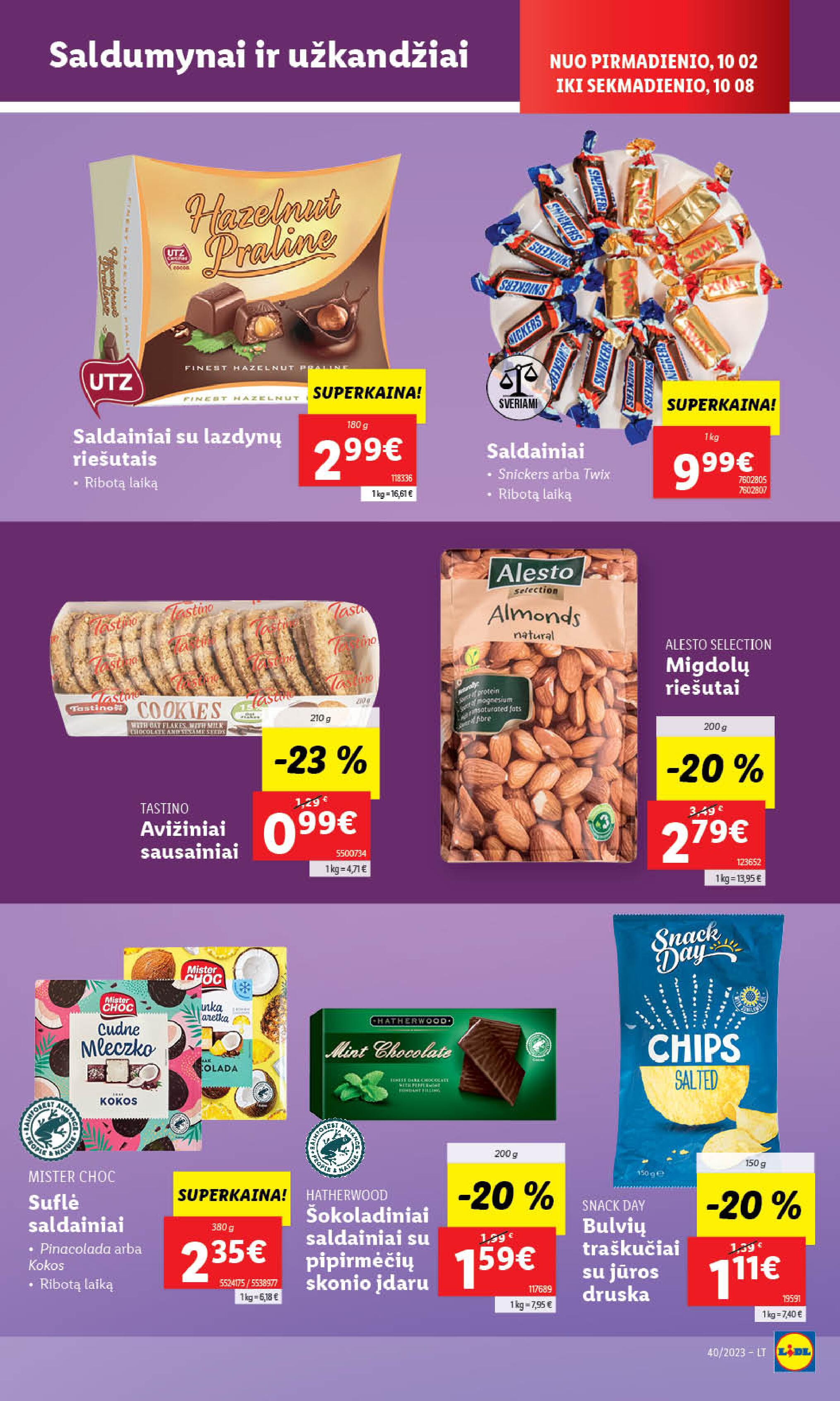 Naujausias LIDL kaininis katalogas 2023.10.02 - 2023.10.08