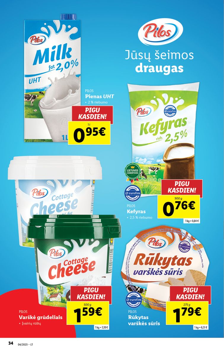 Naujausias LIDL kaininis katalogas 2023.01.23 - 2023.01.29