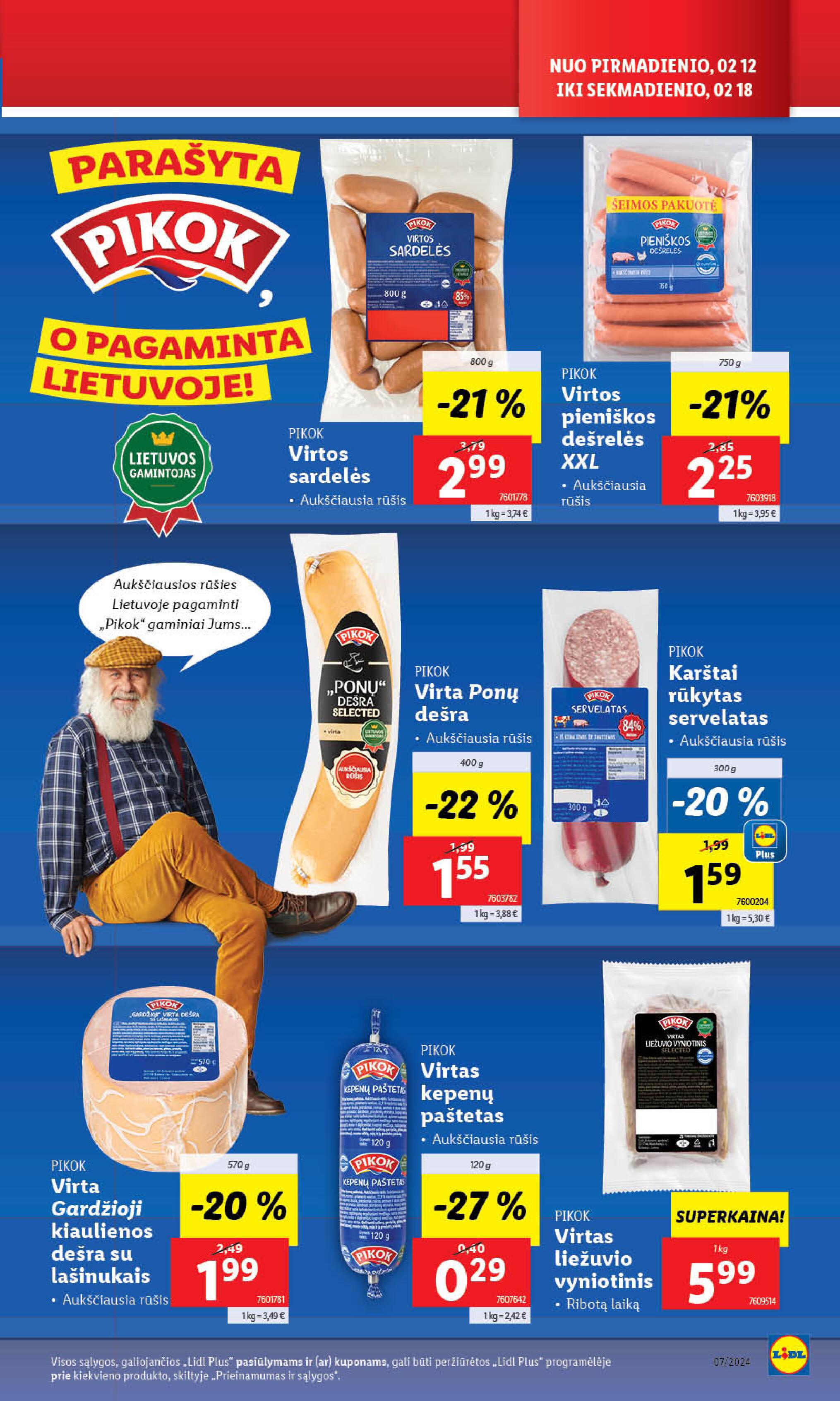 Naujausias LIDL kaininis katalogas 2024.02.12 - 2024.02.18