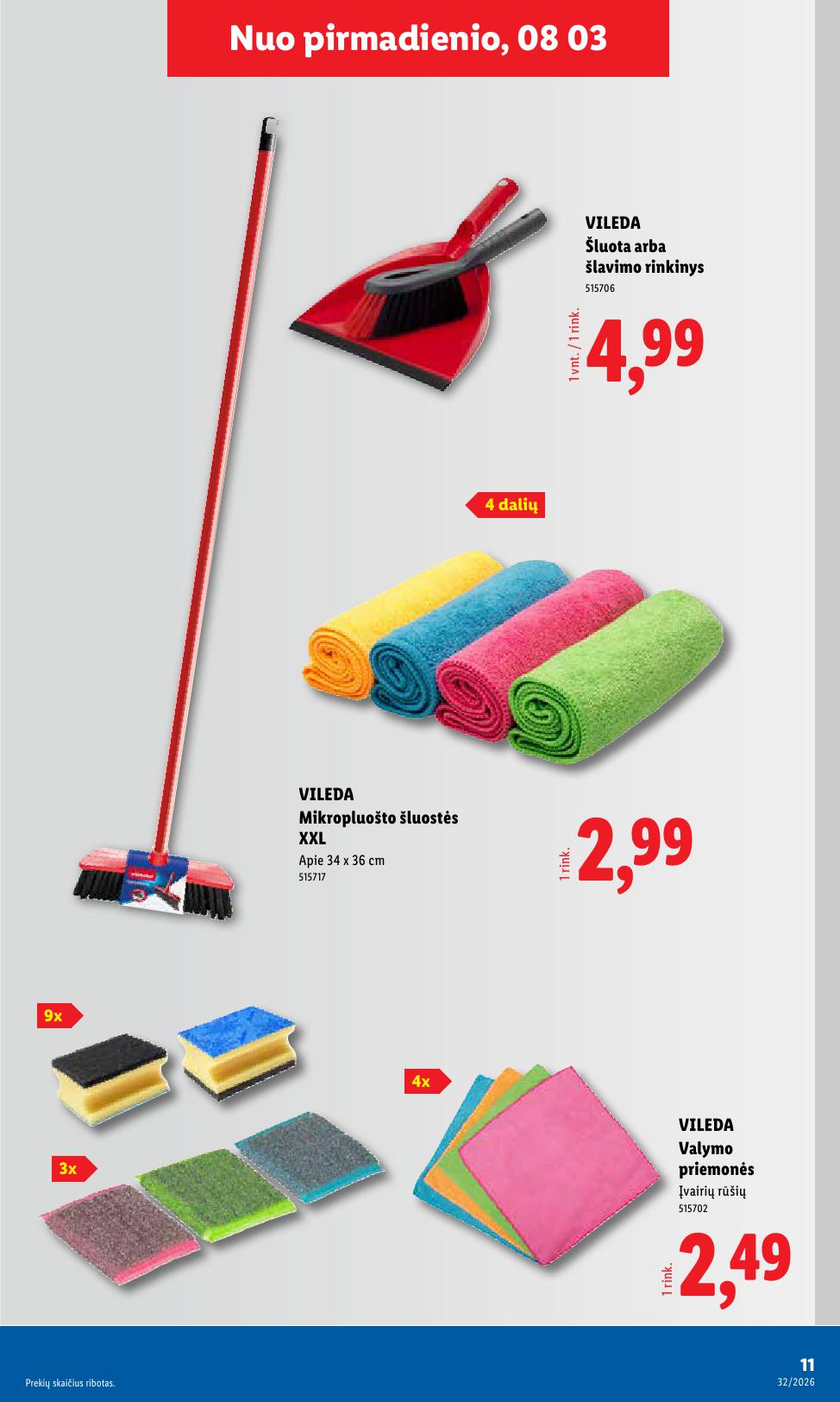 LIDL ne  maisto prekių leidinys 2026.08.03 - 2026.08.09