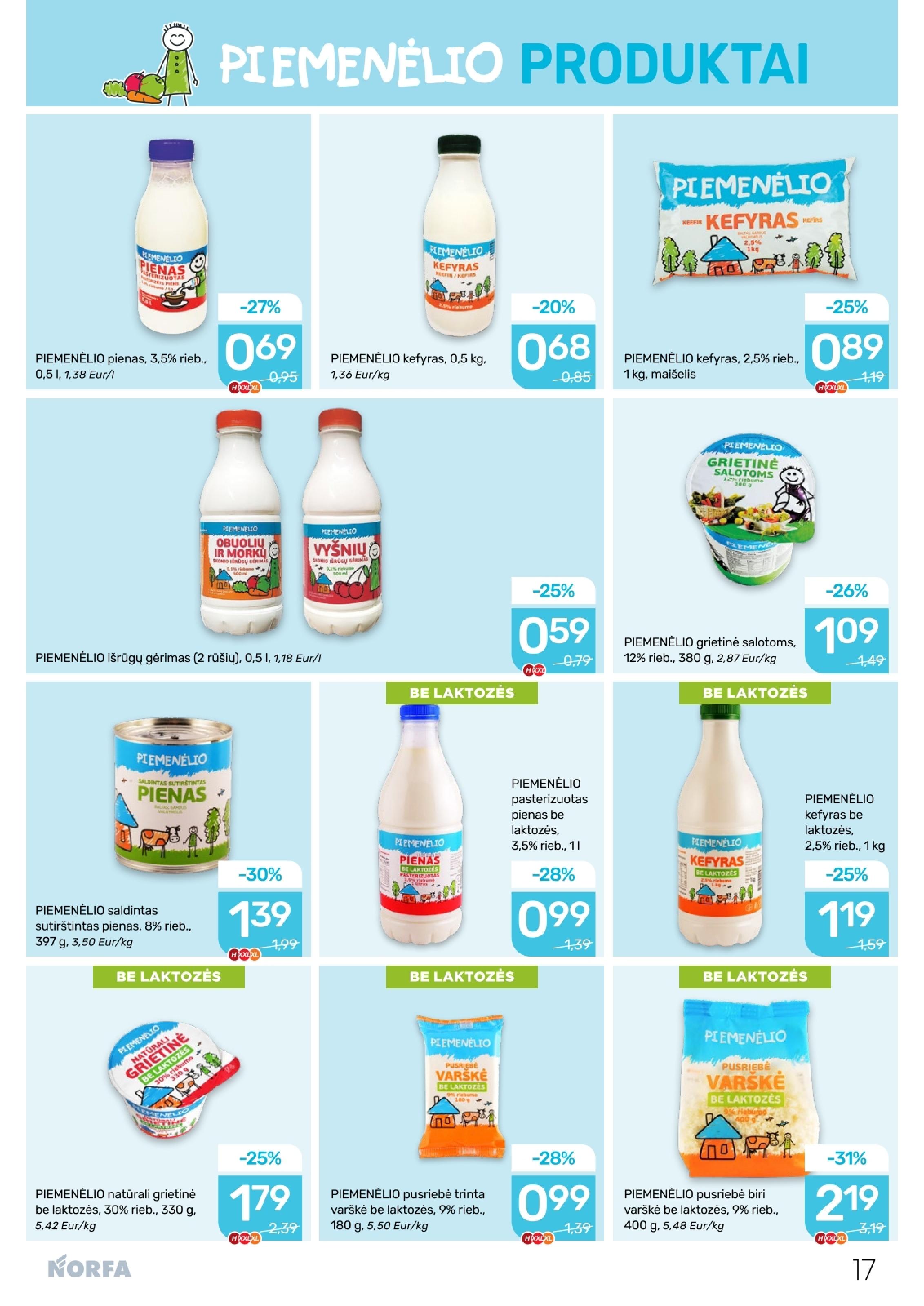 Naujausias NORFA kaininis katalogas 2026.04.30 - 2026.05.13