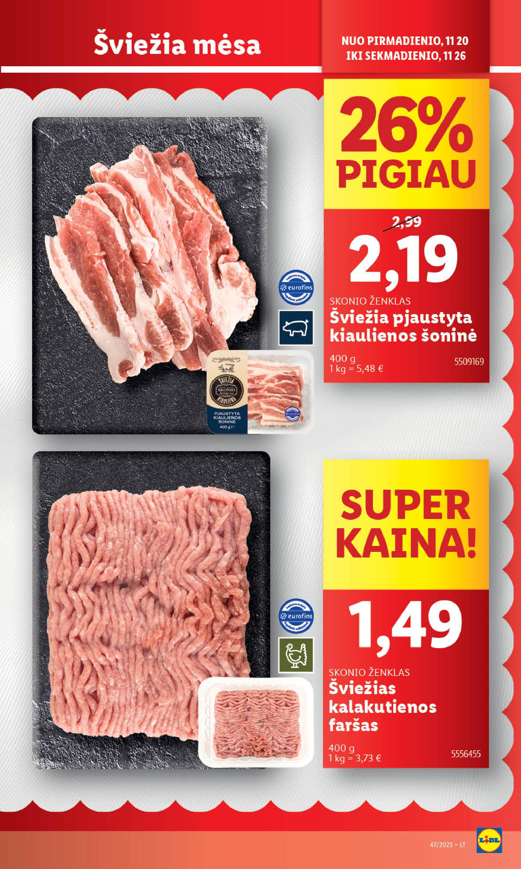 Naujausias LIDL kaininis katalogas 2023.11.20 - 2023.11.26