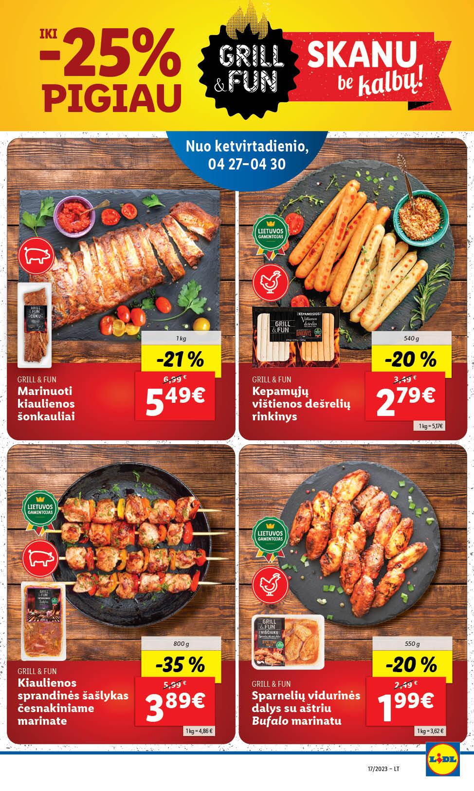 Naujausias LIDL kaininis katalogas 2023.04.24 - 2023.04.30