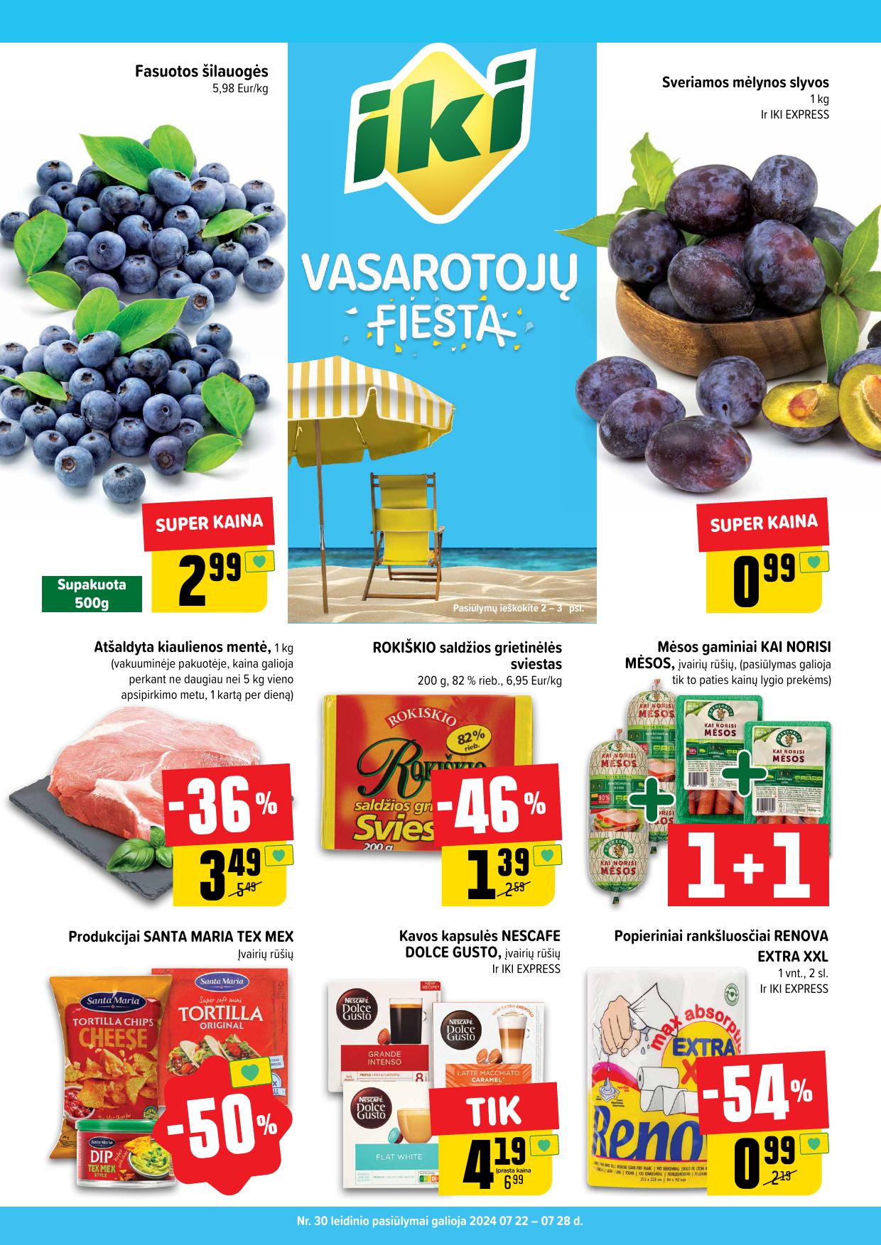 Naujausias IKI kaininis katalogas 2024.07.22 - 2024.07.28