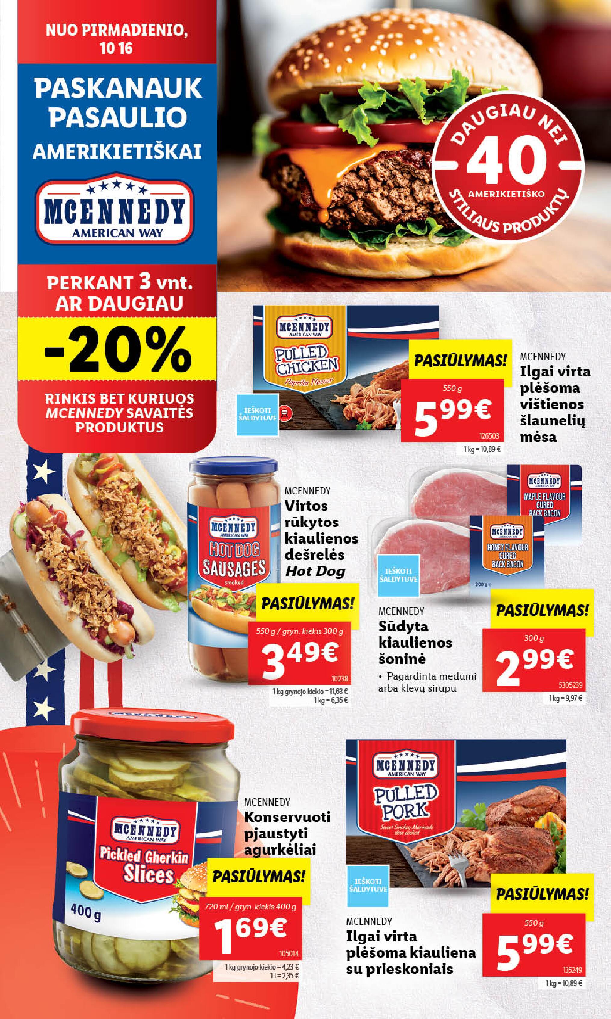 Naujausias LIDL kaininis katalogas 2023.10.16 - 2023.10.22
