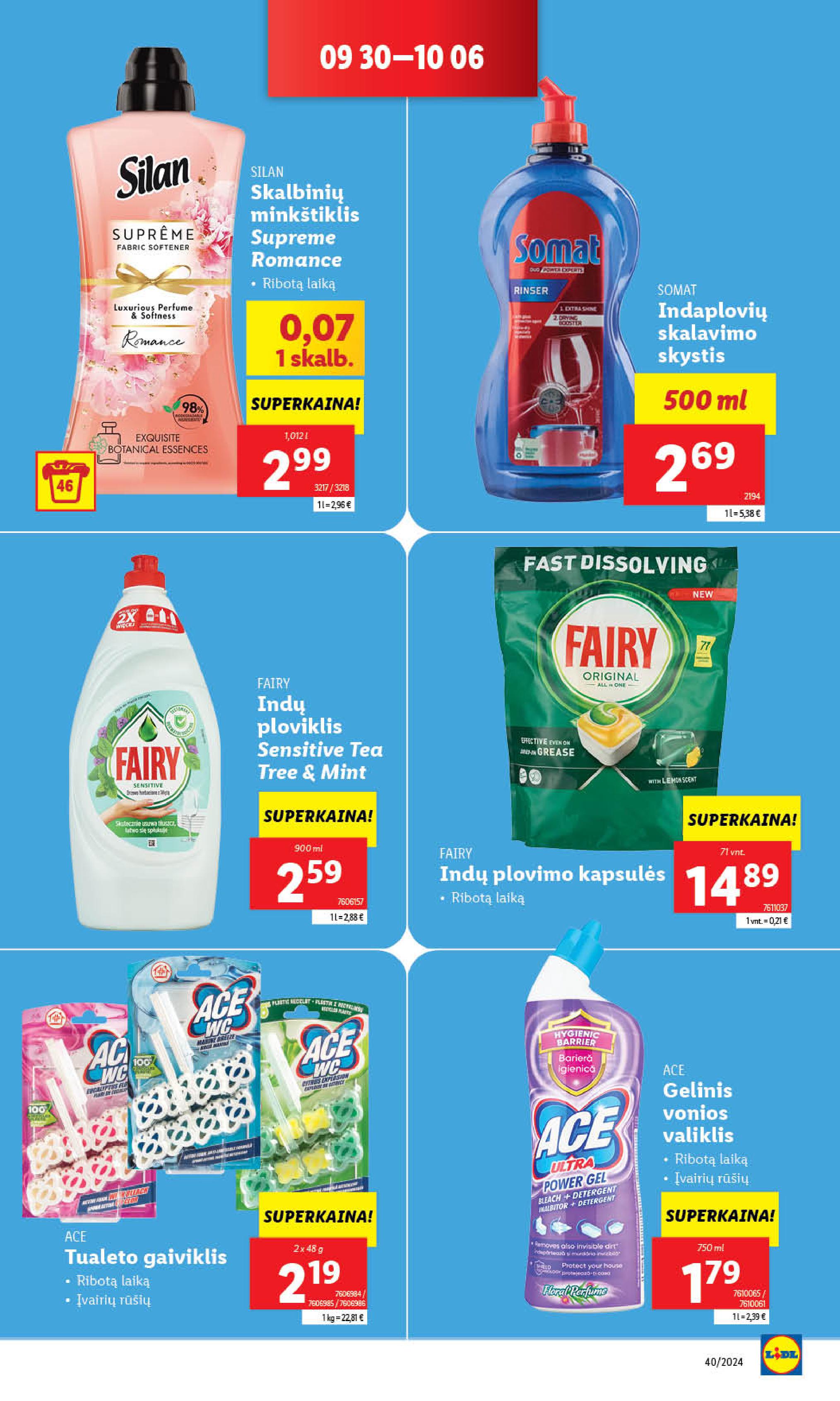 Naujausias LIDL kaininis katalogas 2024.09.30 - 2024.10.06
