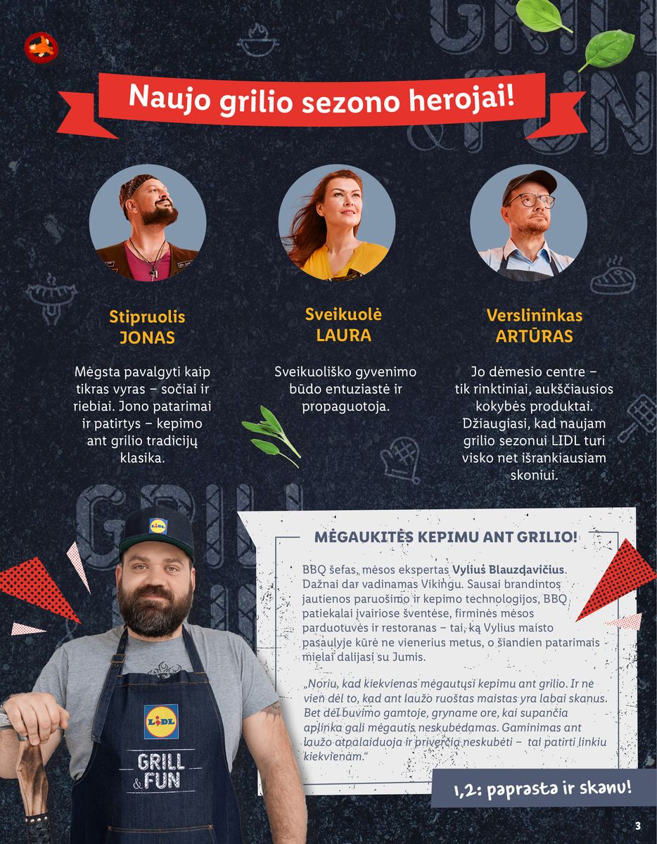 LIDL grilio katalogas "GRILIO ISTORIJOS 2022"