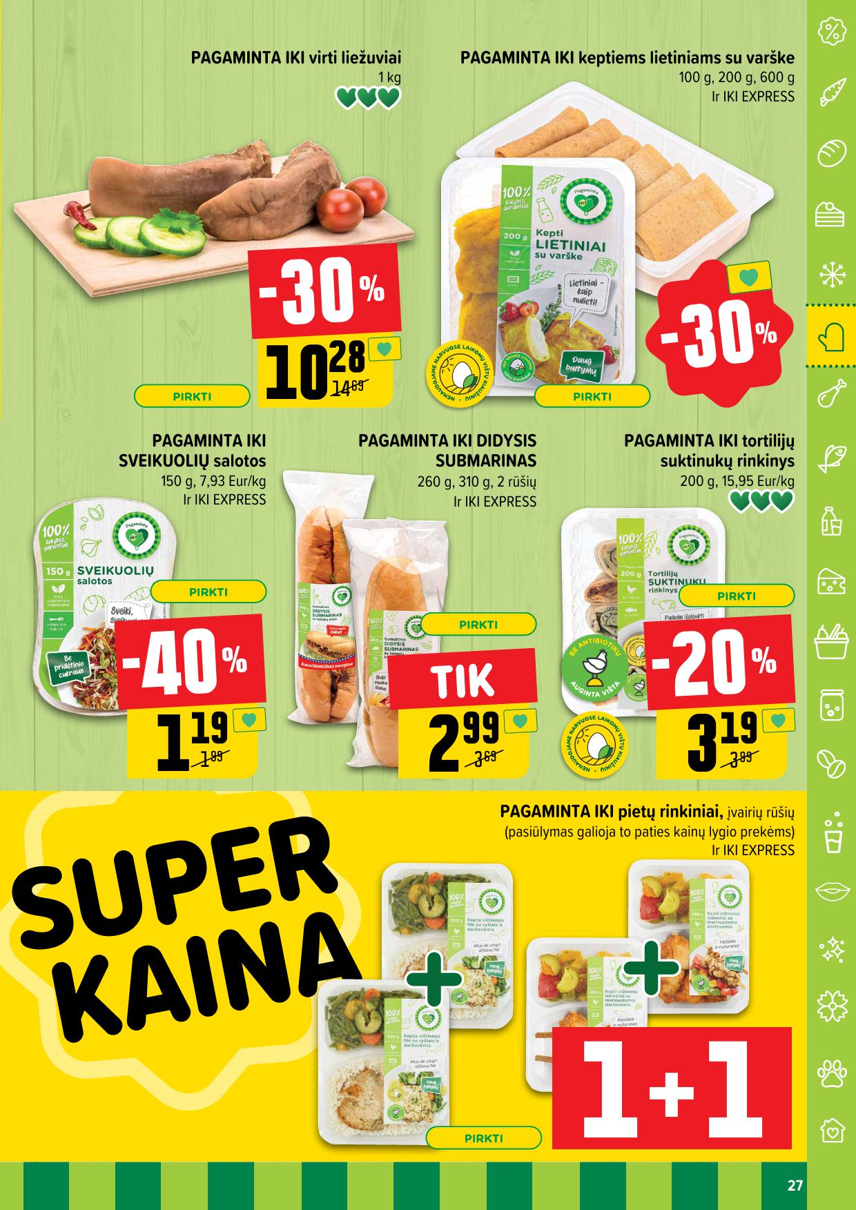 Naujausias IKI kaininis katalogas 2024.04.22 - 2024.04.28