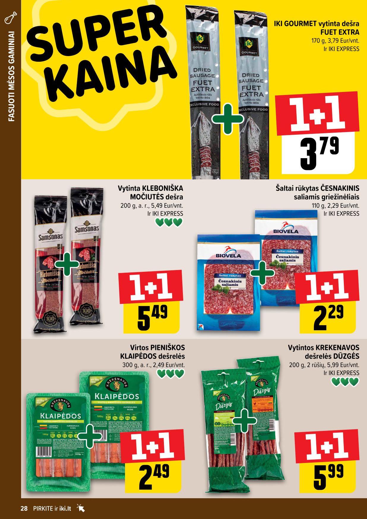 Naujausias IKI kaininis katalogas 2024.03.18 - 2024.03.24