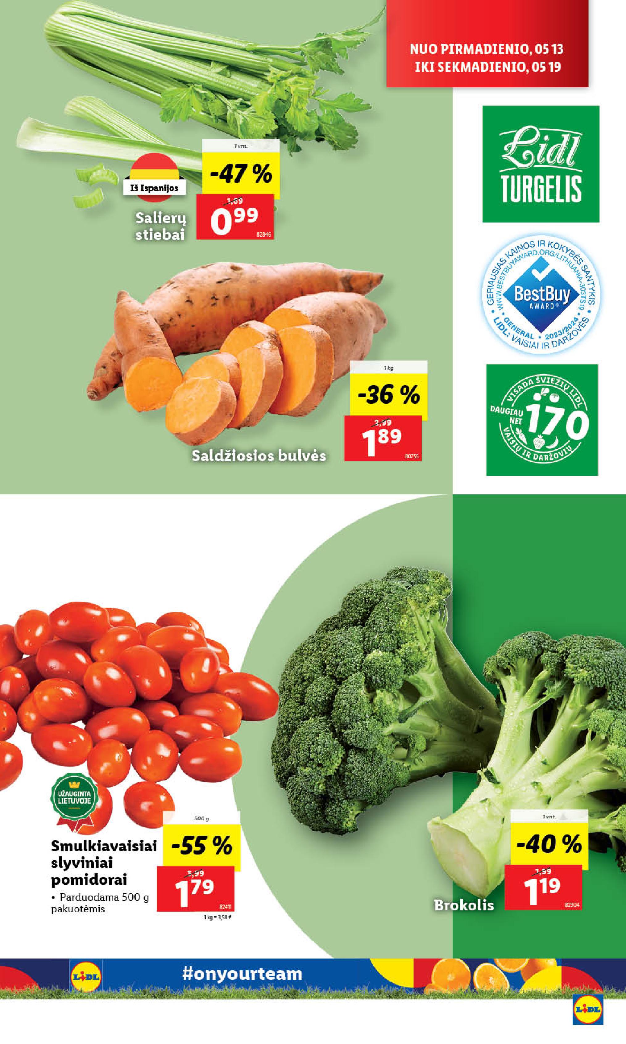 Naujausias LIDL kaininis katalogas 2024.05.13 - 2024.05.19