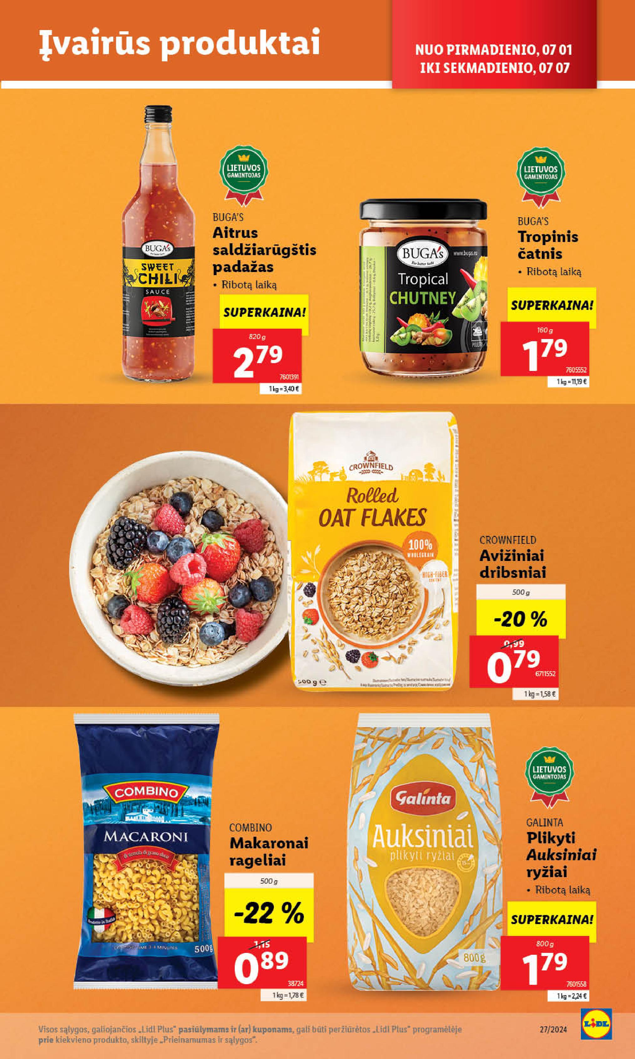 Naujausias LIDL kaininis katalogas 2024.07.01 - 2024.07.07