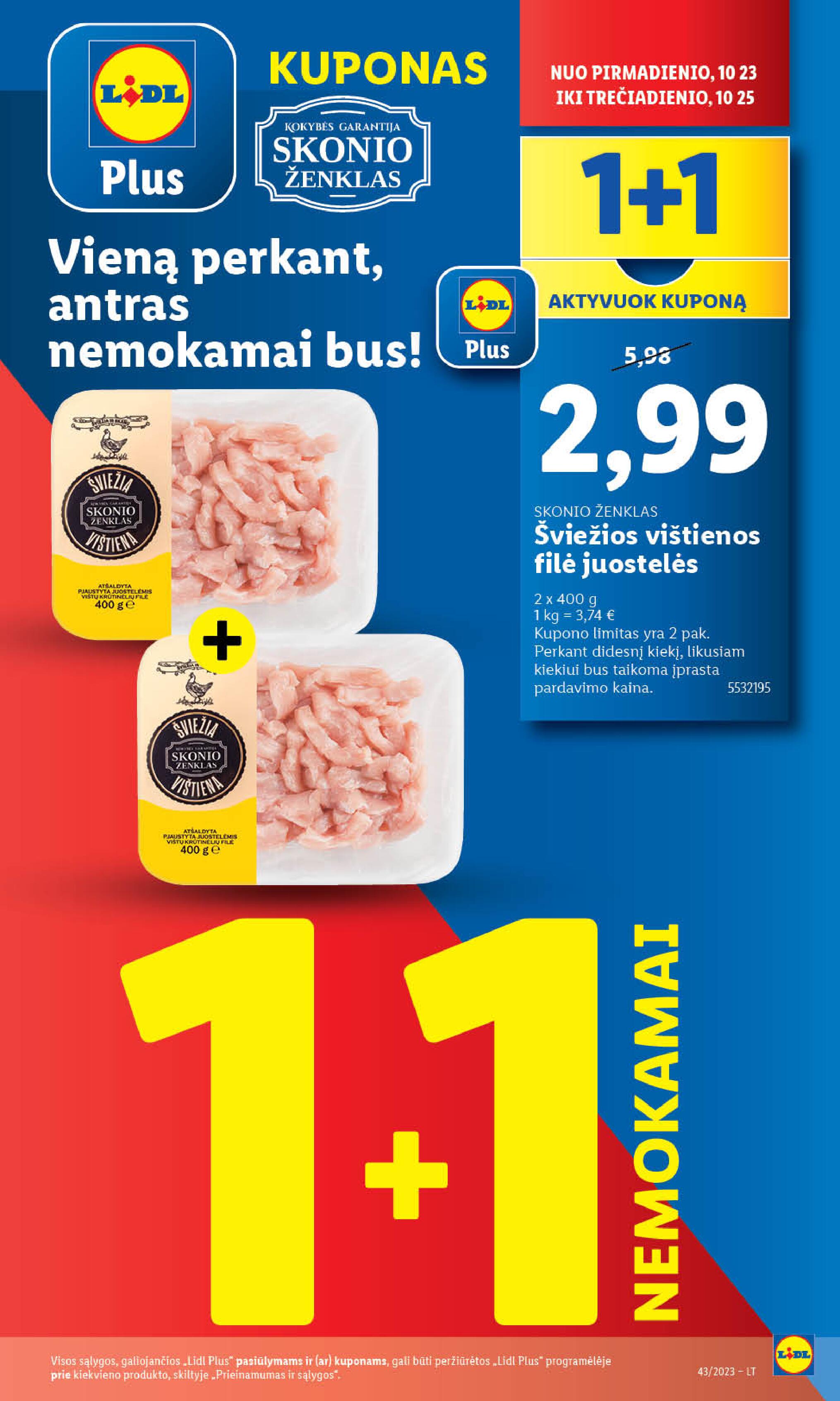 Naujausias LIDL kaininis katalogas 2023.10.23 - 2023.10.29