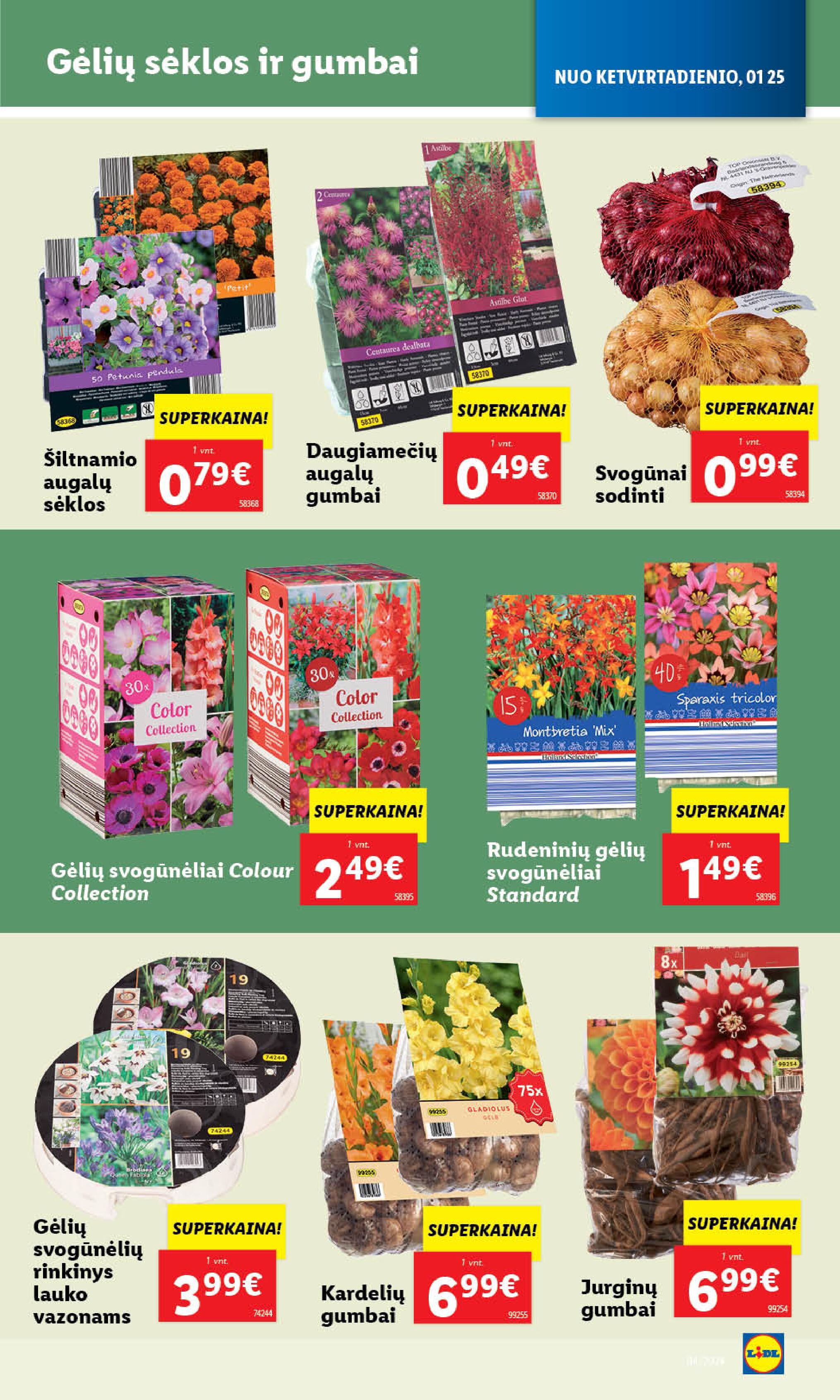 Naujausias LIDL kaininis katalogas 2024.01.22 - 2024.01.28