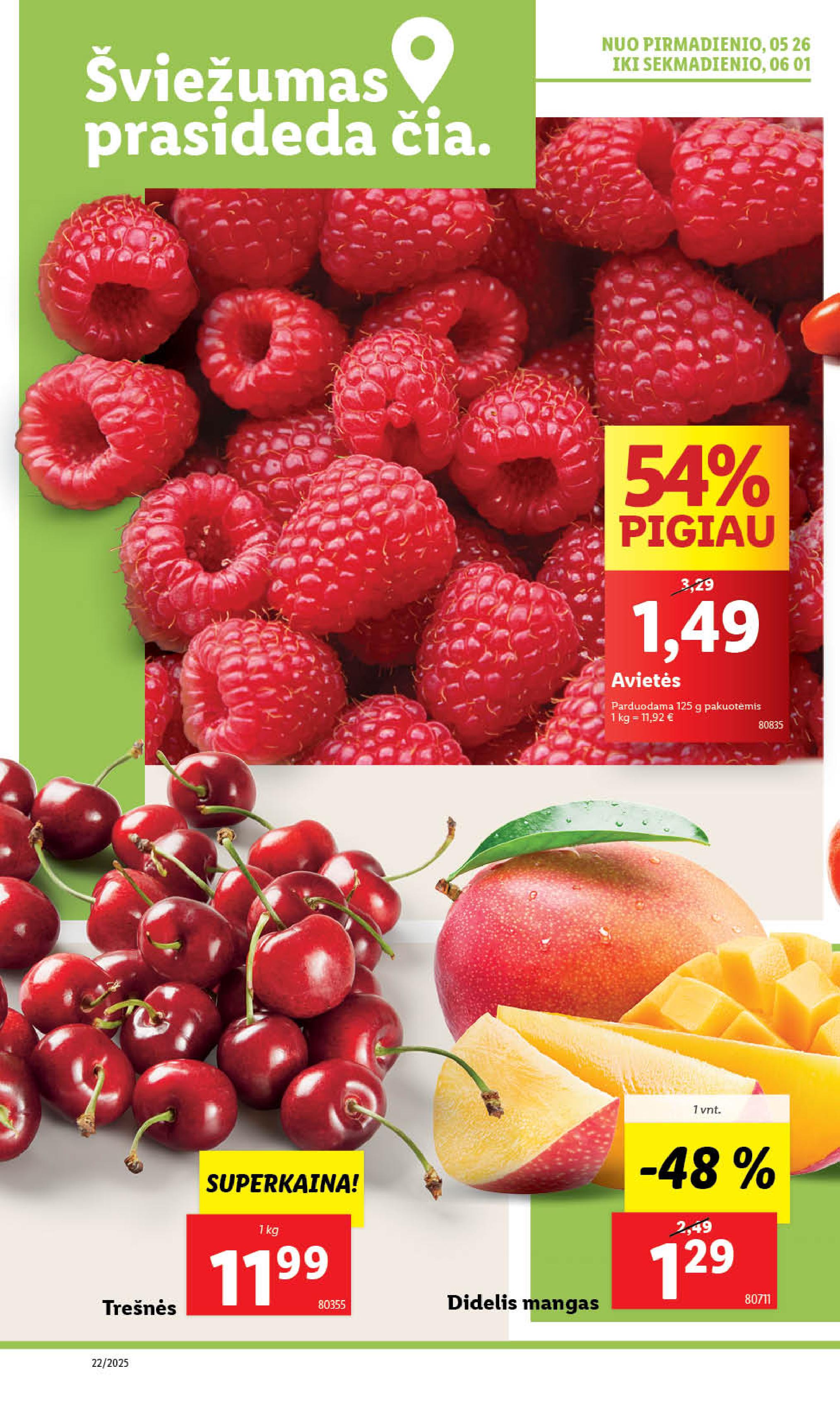Naujausias LIDL kaininis katalogas 2025.05.26 - 2025.06.01
