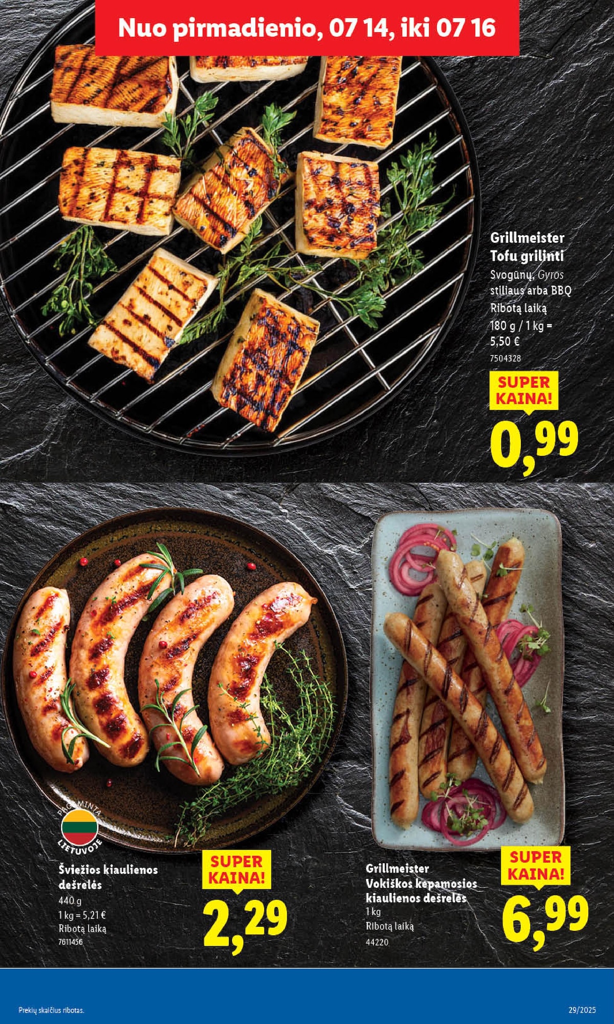 Naujausias LIDL kaininis katalogas 2025.07.14 - 2025.07.20