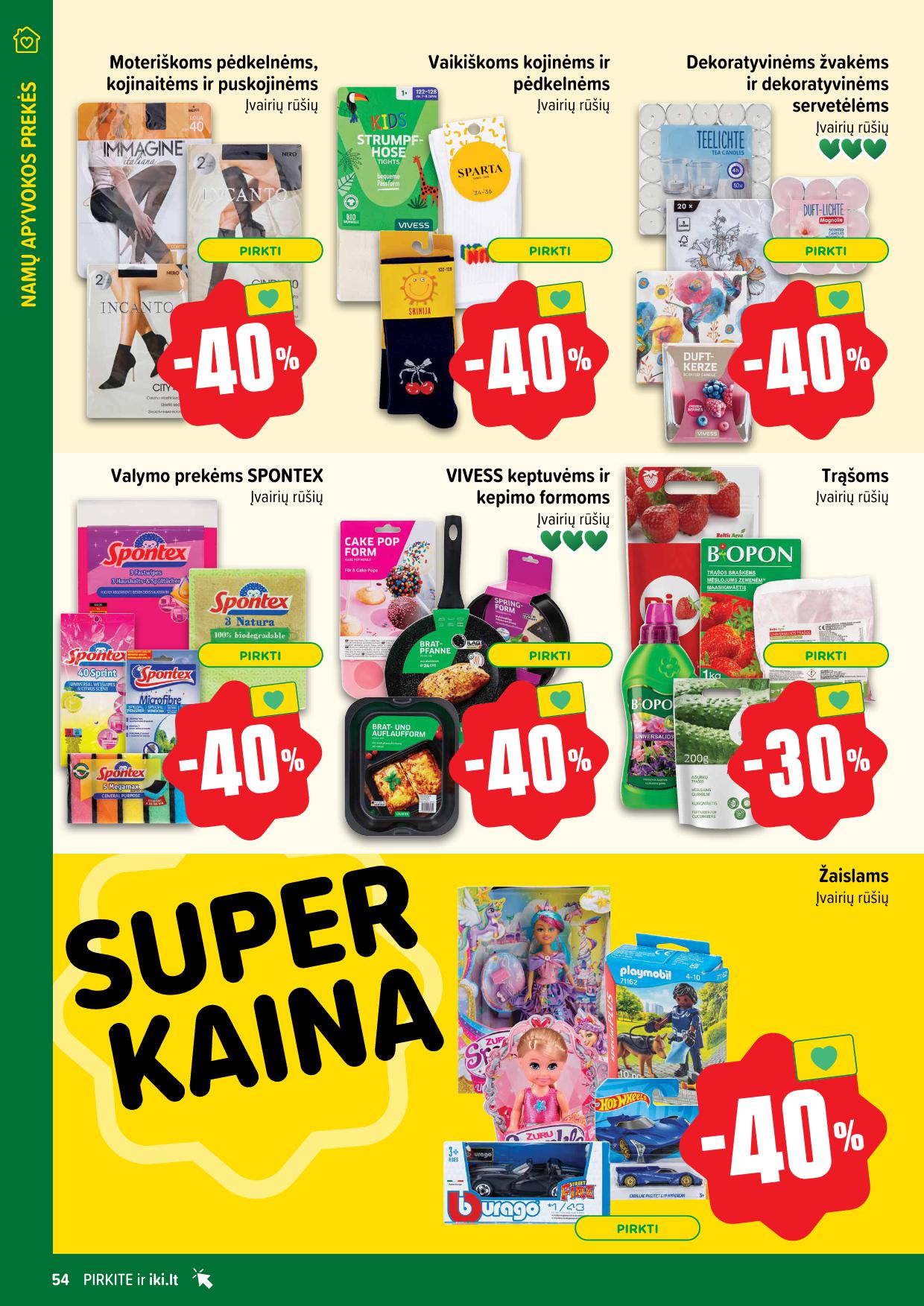 Naujausias IKI kaininis katalogas 2025.02.10 - 2025.02.16