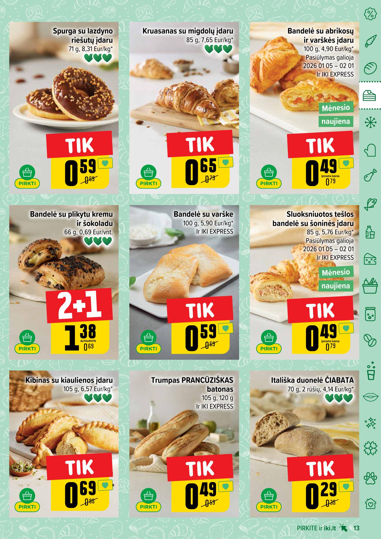 Naujausias IKI kaininis katalogas 2026.01.26 - 2026.02.01