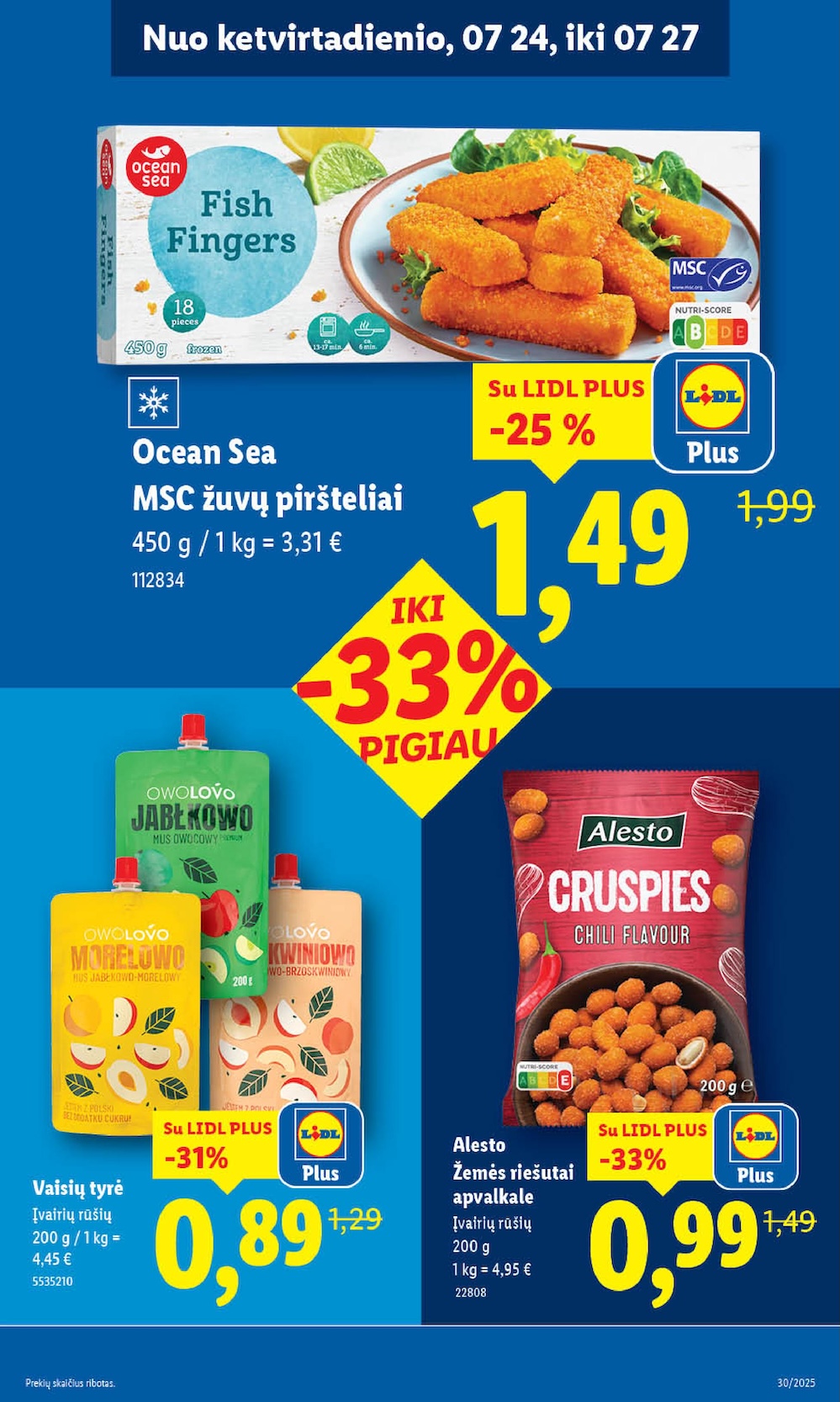 Naujausias LIDL kaininis katalogas 2025.07.21 - 2025.07.27