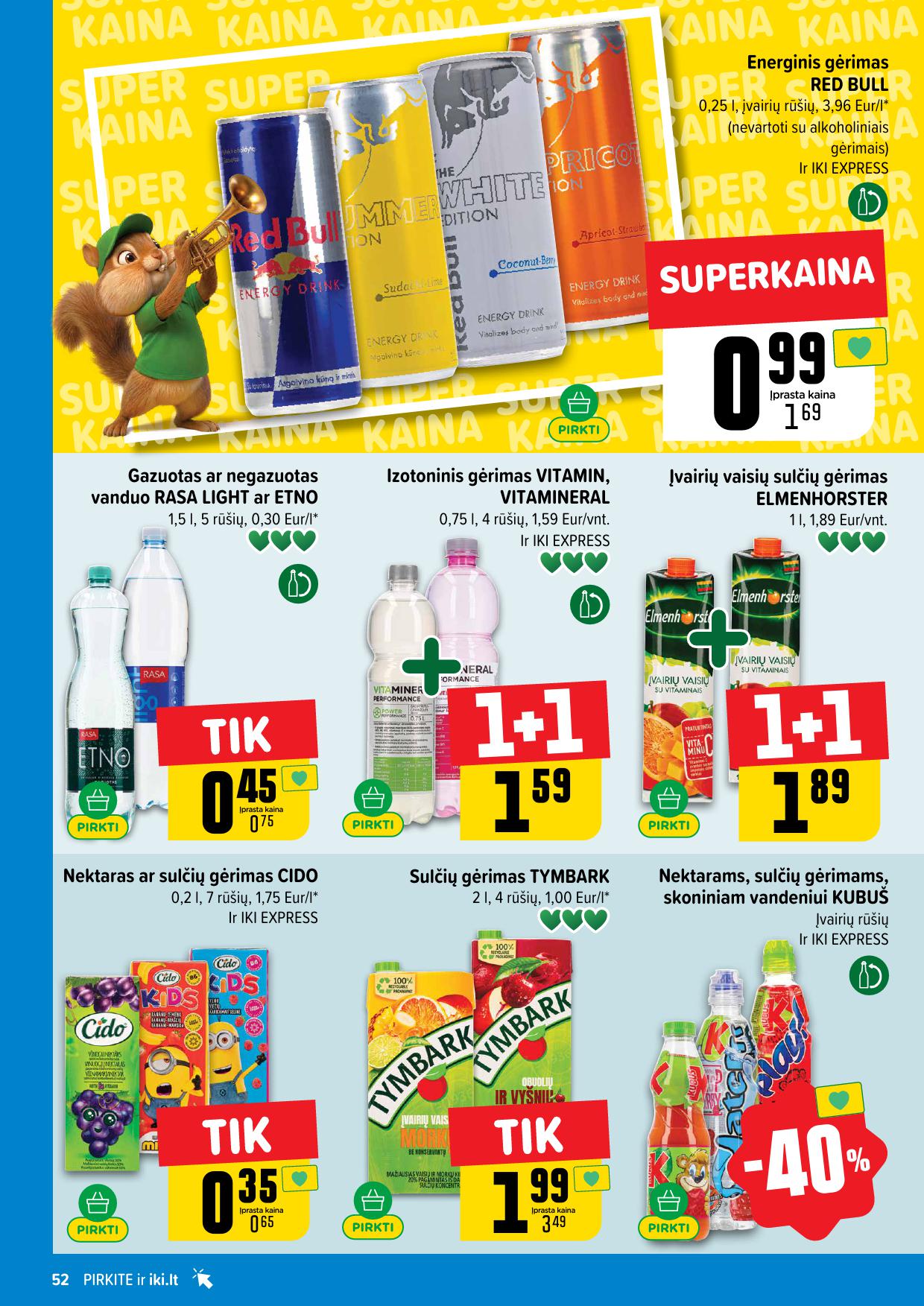 IKI SAVAITĖLĖ akcijų ir nuolaidų leidinys Nr.24 2026.06.08 - 2026.06.14