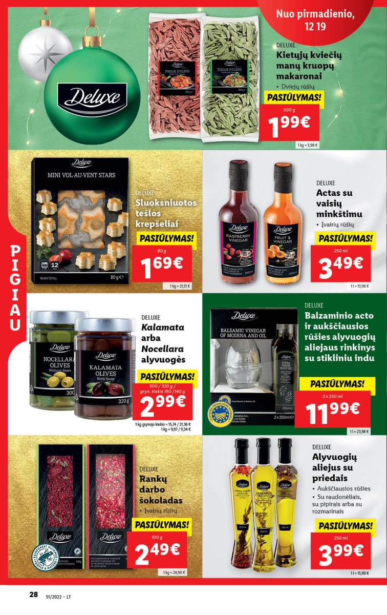Naujausias LIDL kaininis katalogas 2022.12.19 - 2022.12.25