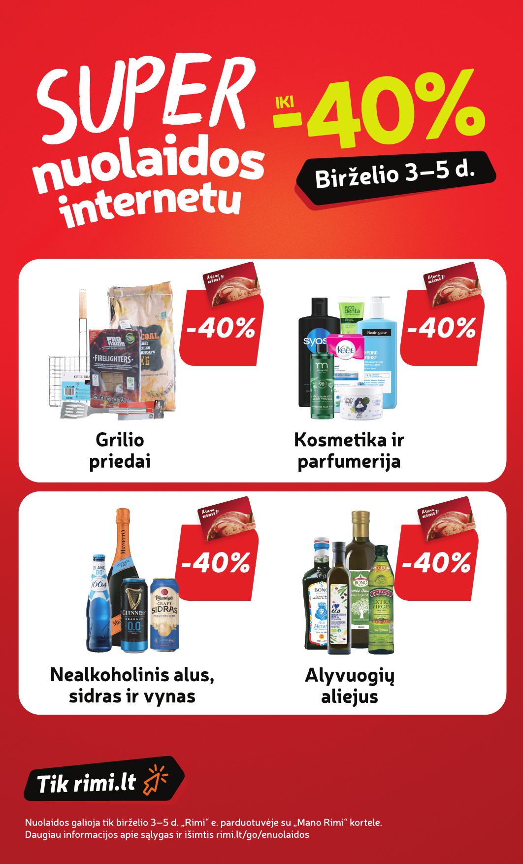 RIMI nuolaidų ir akcijų leidinys Nr.23 nuo 2025.06.03 iki 2025.06.09