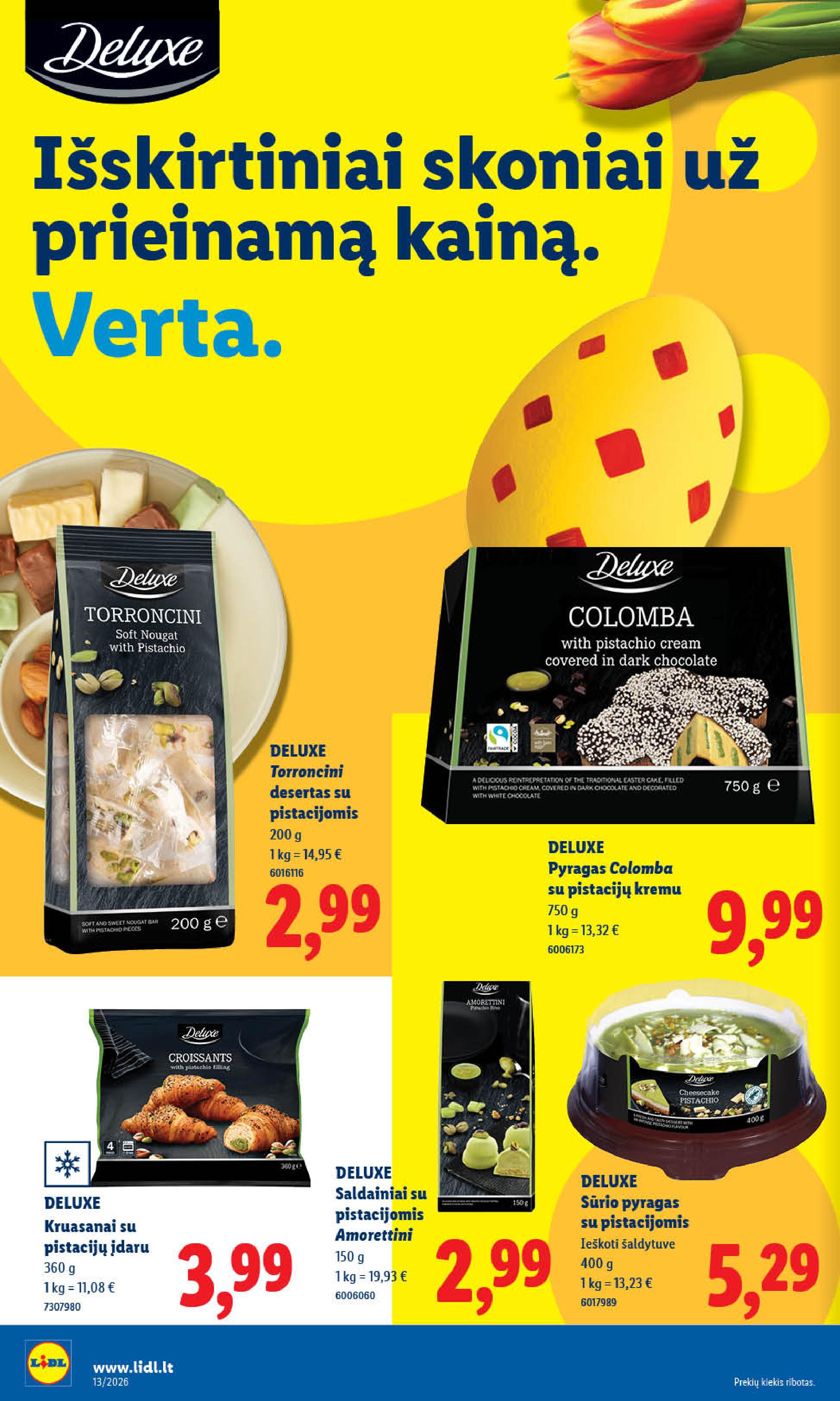 Naujausias LIDL kaininis katalogas 2026.03.23 - 2026.03.29