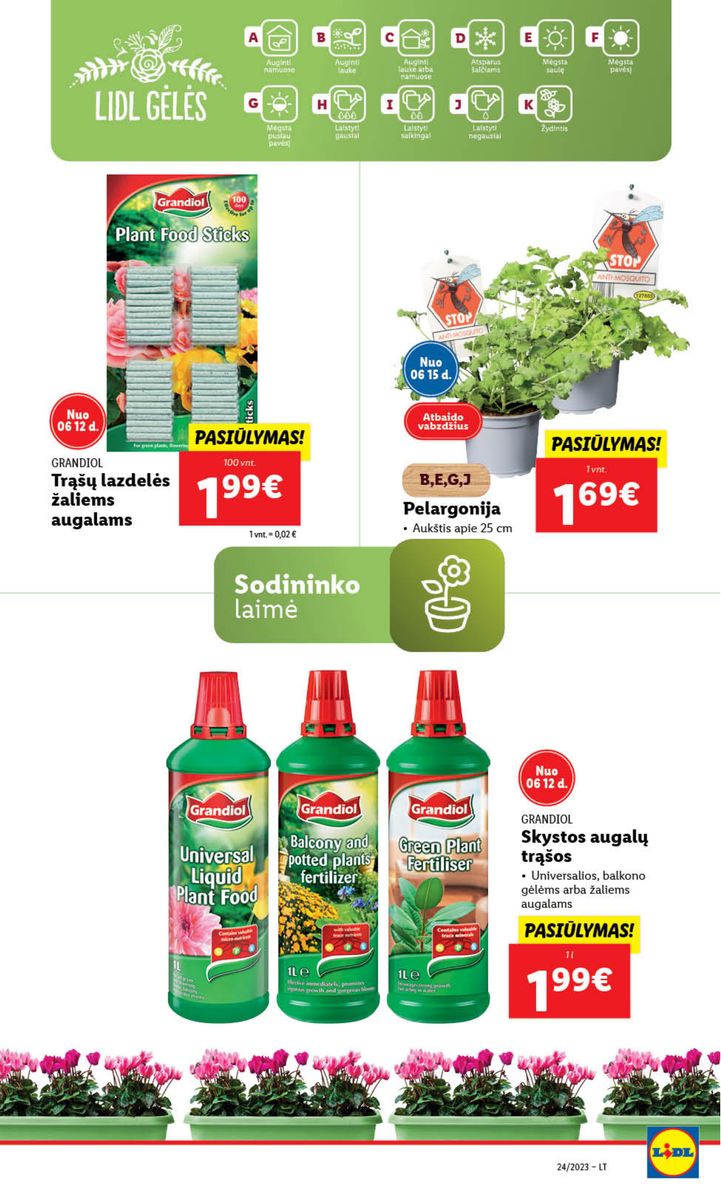 Naujausias LIDL kaininis katalogas 2023.06.12 - 2023.06.18