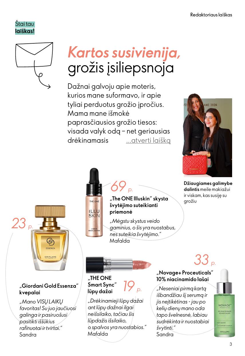 Naujas ORIFLAME katalogas galioja 2026.05.13 - 2026.06.02