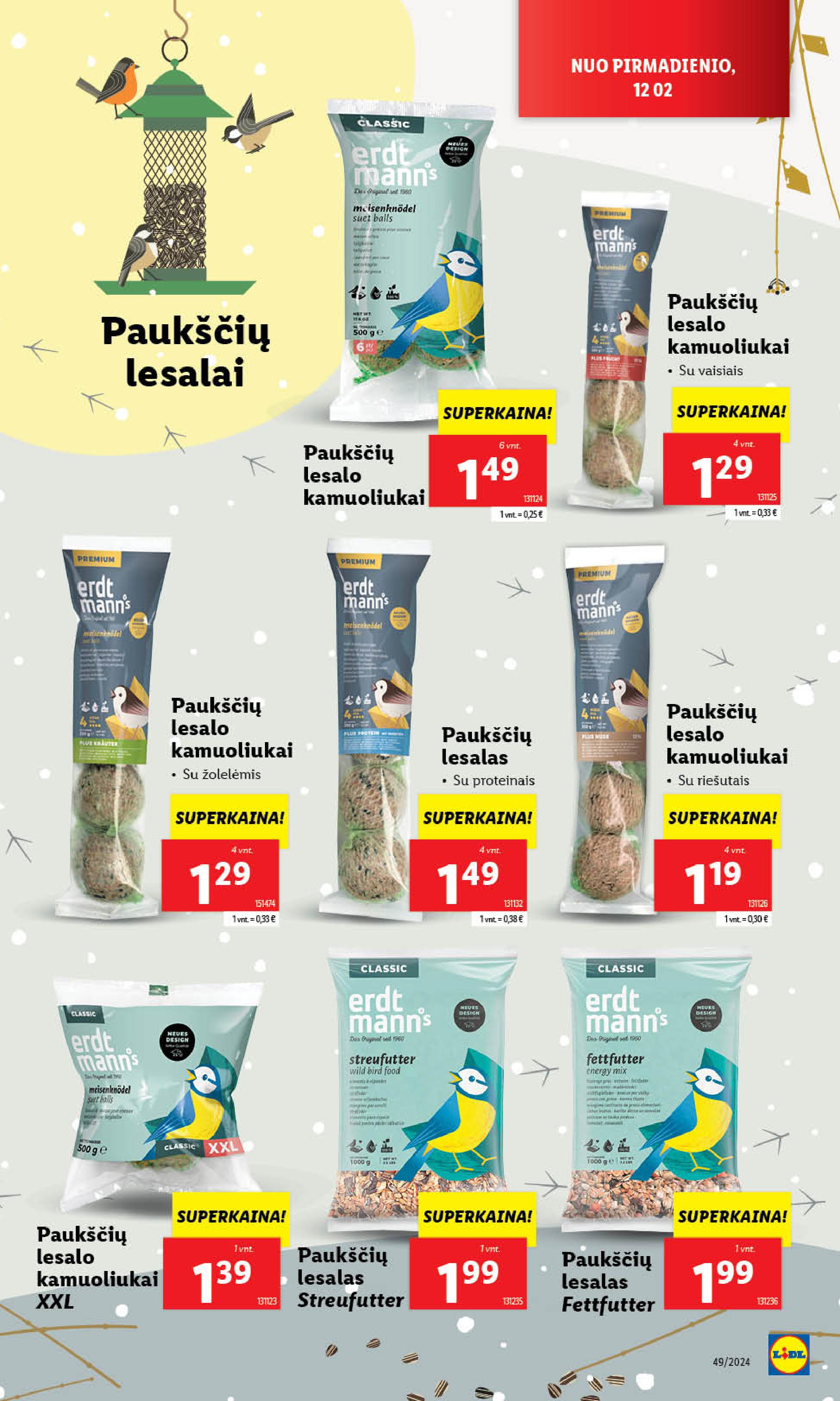 Naujausias LIDL kaininis katalogas 2024.12.02 - 2024.12.08