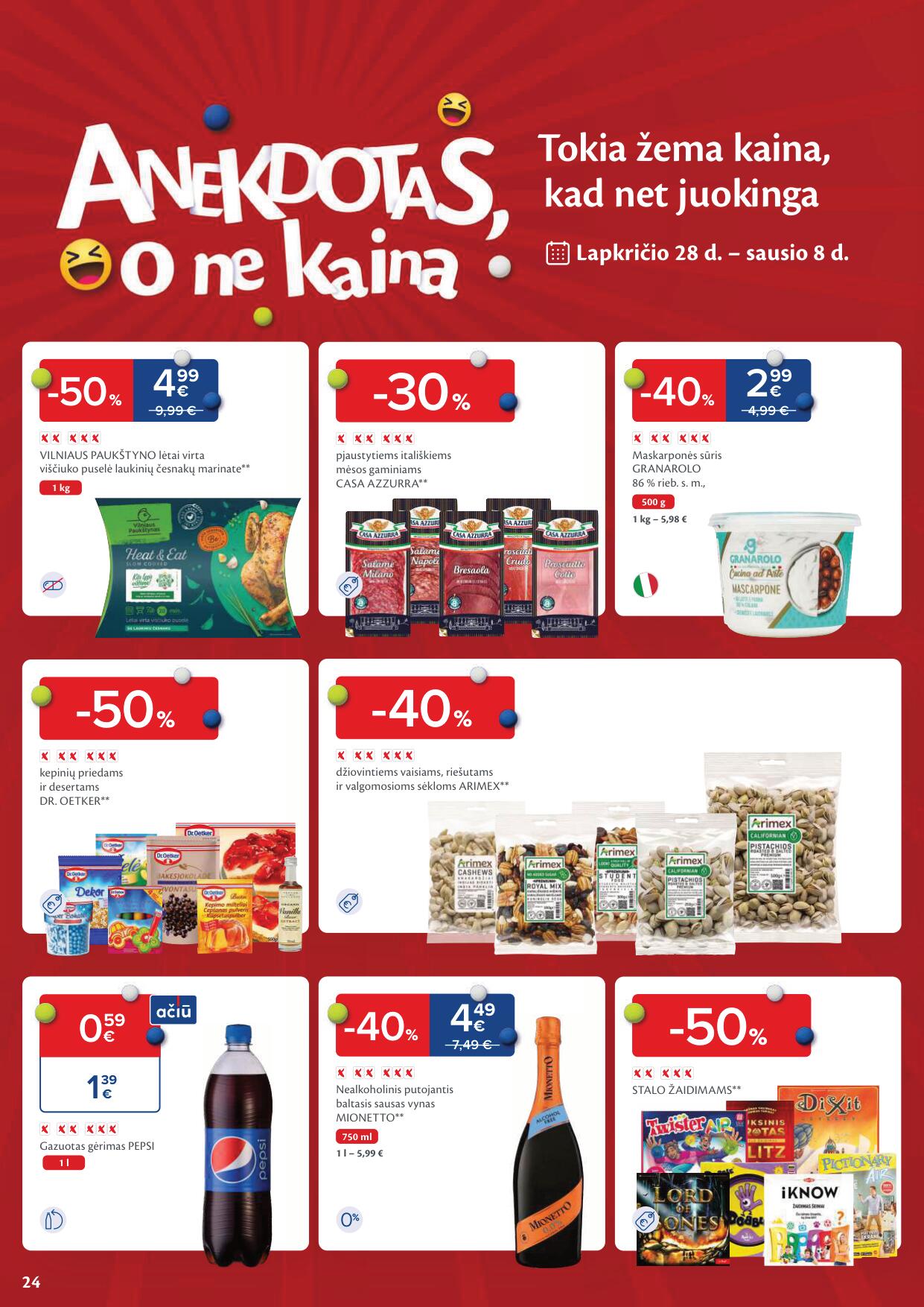 Naujausias MAXIMA kaininis katalogas 2024.01.03 - 2024.01.08