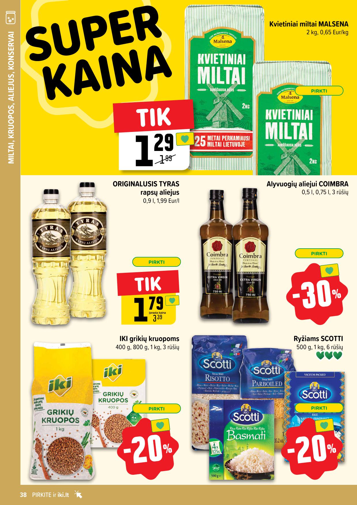 Naujausias IKI kaininis katalogas 2024.03.25 - 2024.03.30
