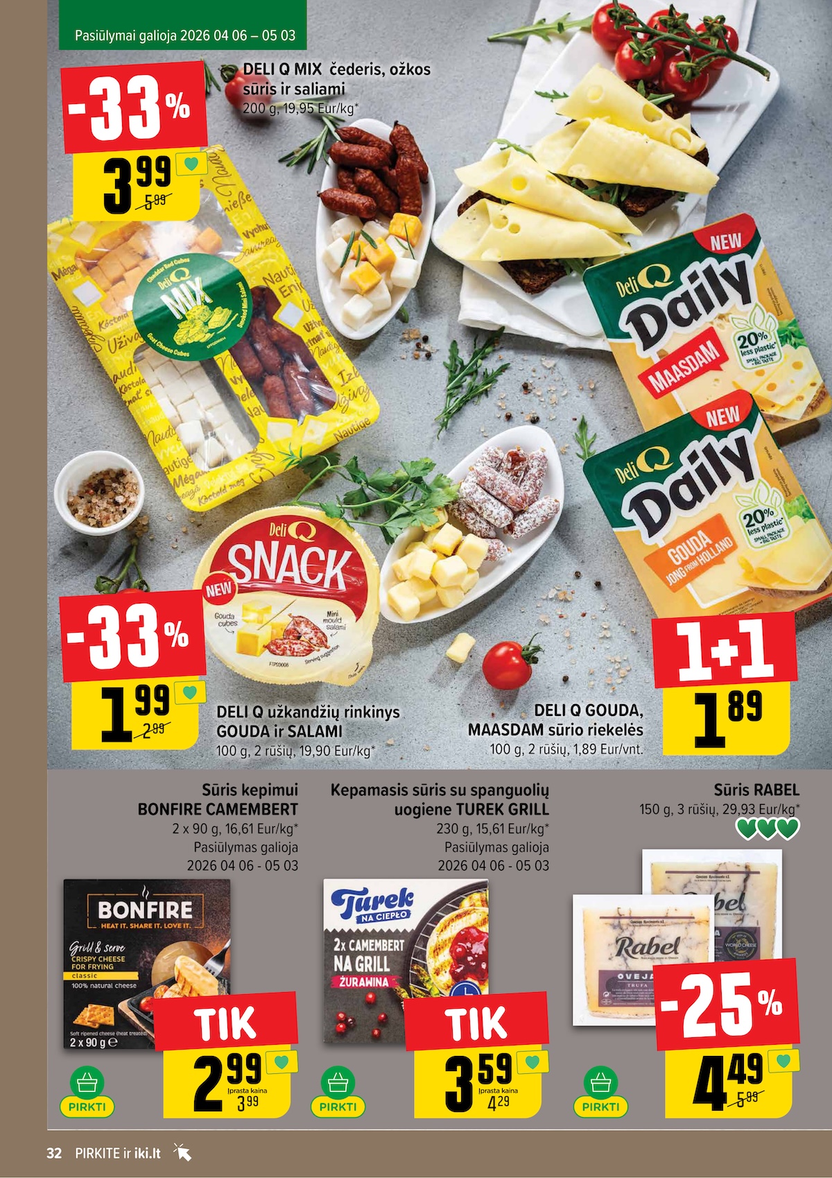 IKI SAVAITĖLĖ akcijų ir nuolaidų leidinys Nr.17 2026.04.20 - 2026.04.26