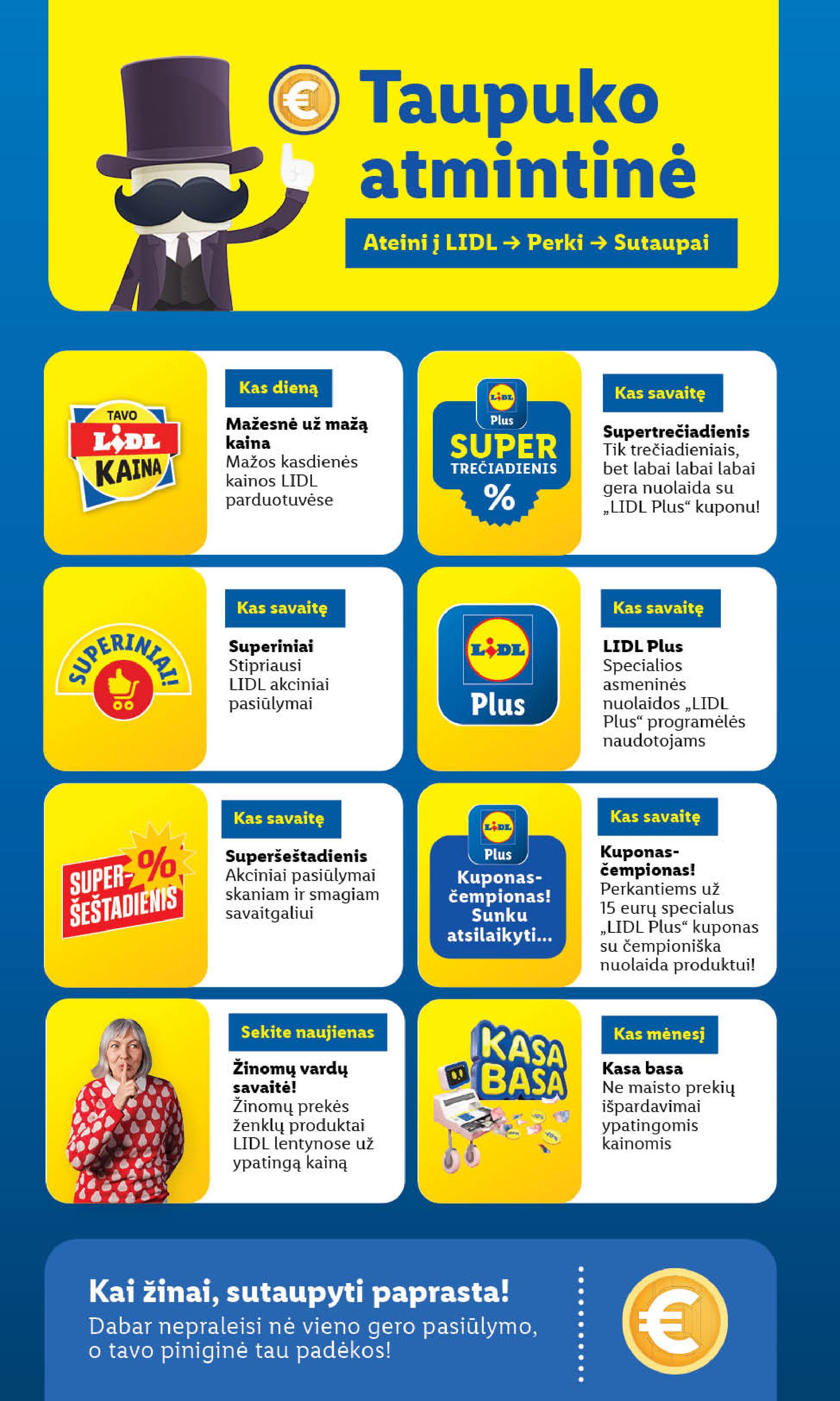 Naujausias LIDL kaininis katalogas 2023.08.28 - 2023.09.03