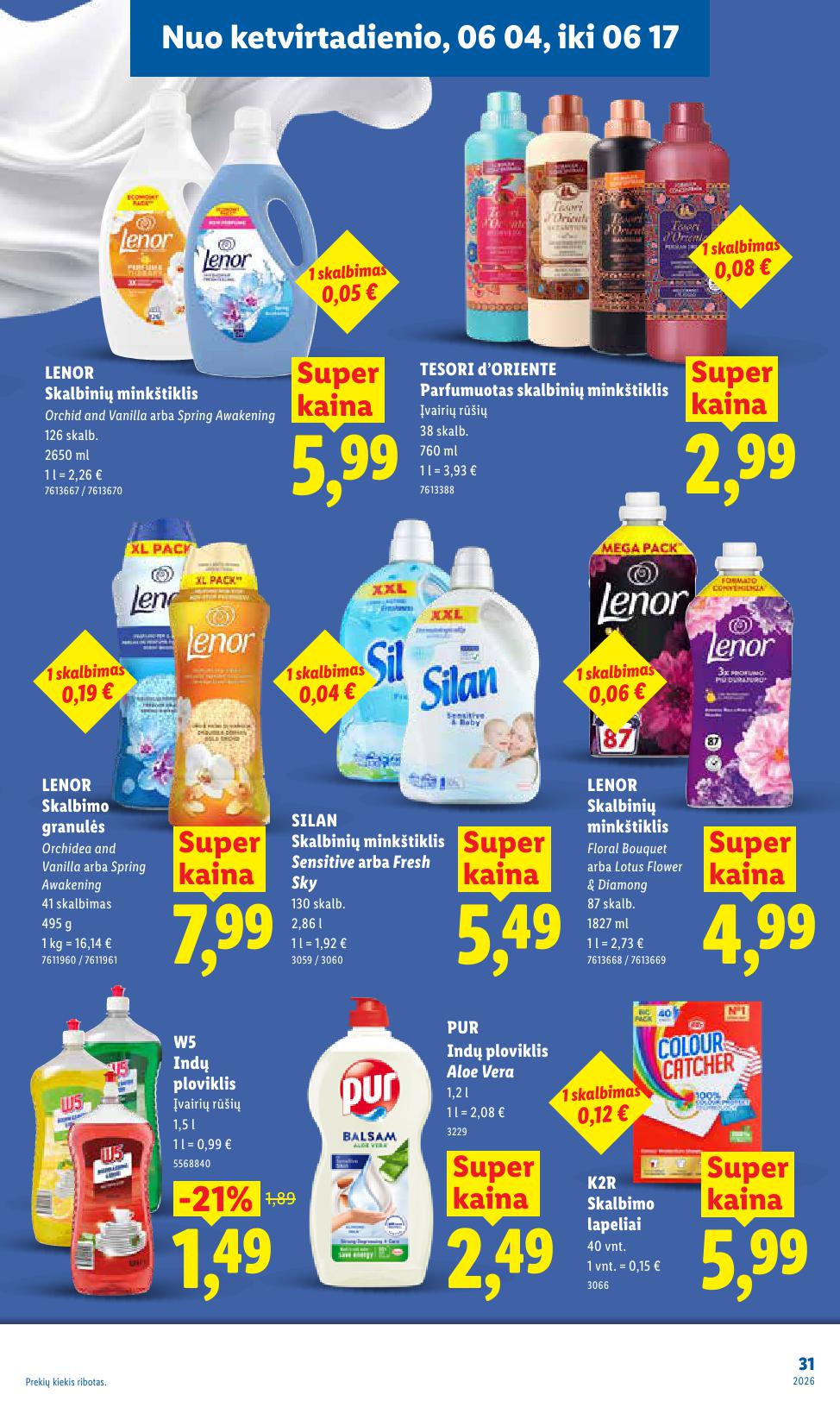 Naujausias LIDL kaininis katalogas 2026.06.01 - 2026.06.07