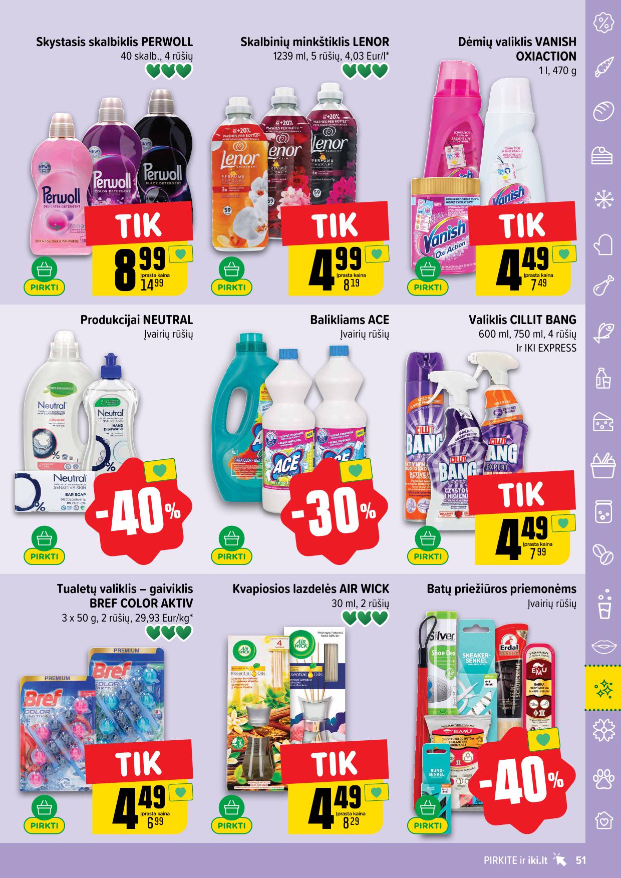 Naujausias IKI kaininis katalogas 2026.01.26 - 2026.02.01