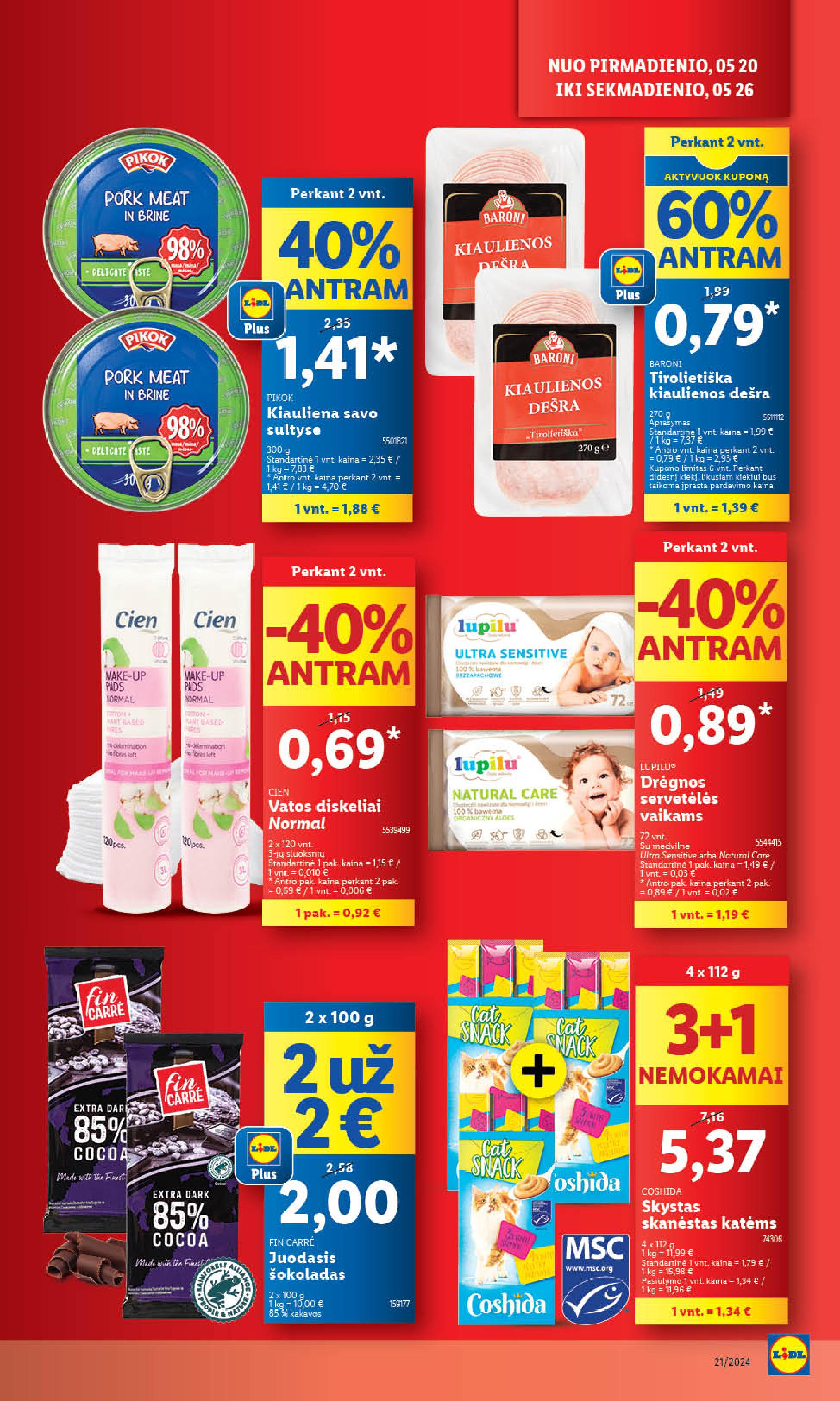 Naujausias LIDL kaininis katalogas 2024.05.20 - 2024.05.26