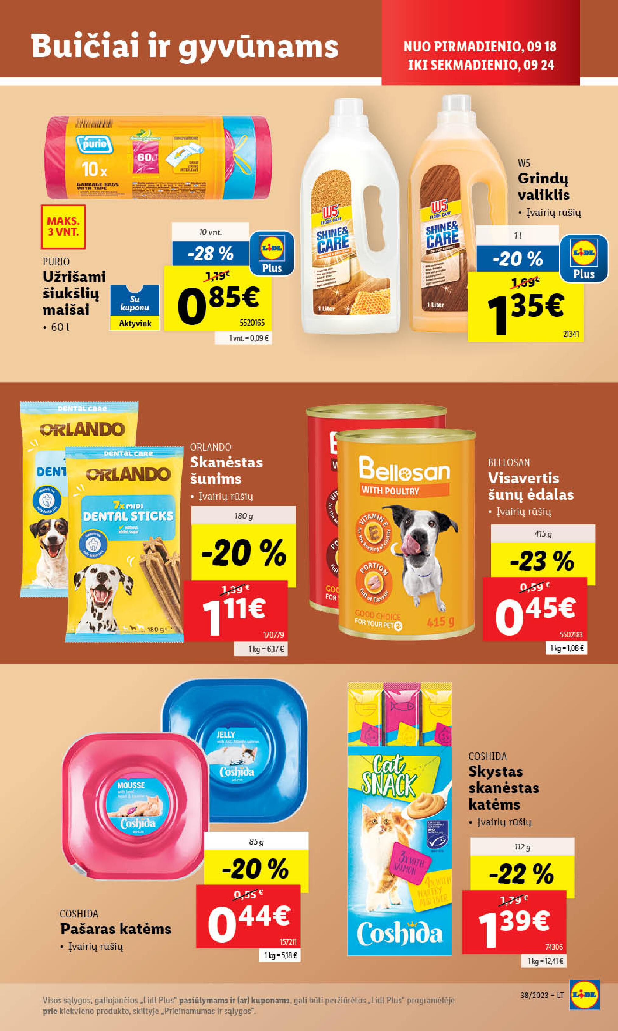 Naujausias LIDL kaininis katalogas 2023.09.18 - 2023.09.24