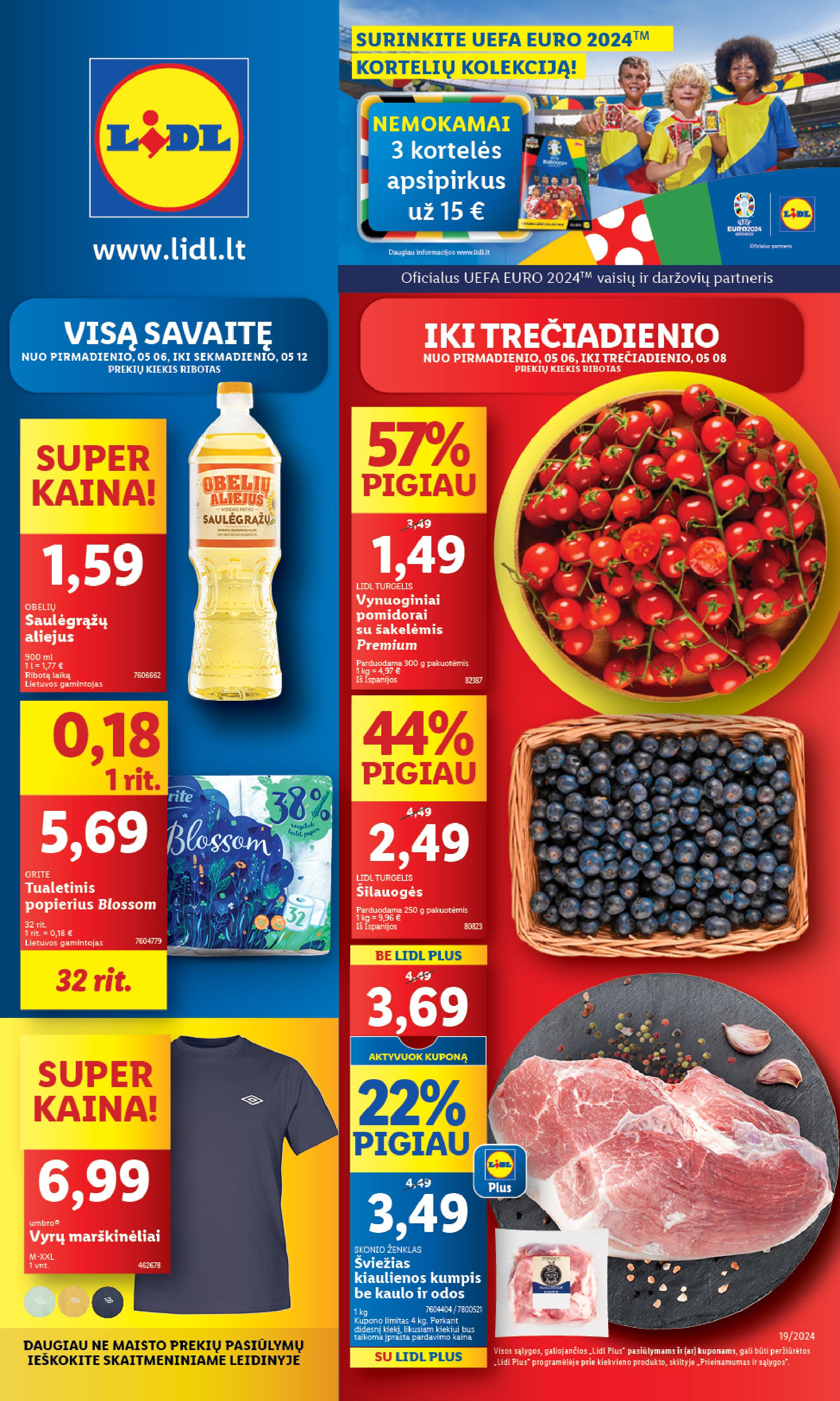 Naujausias LIDL kaininis katalogas 2024.05.06 - 2024.05.12